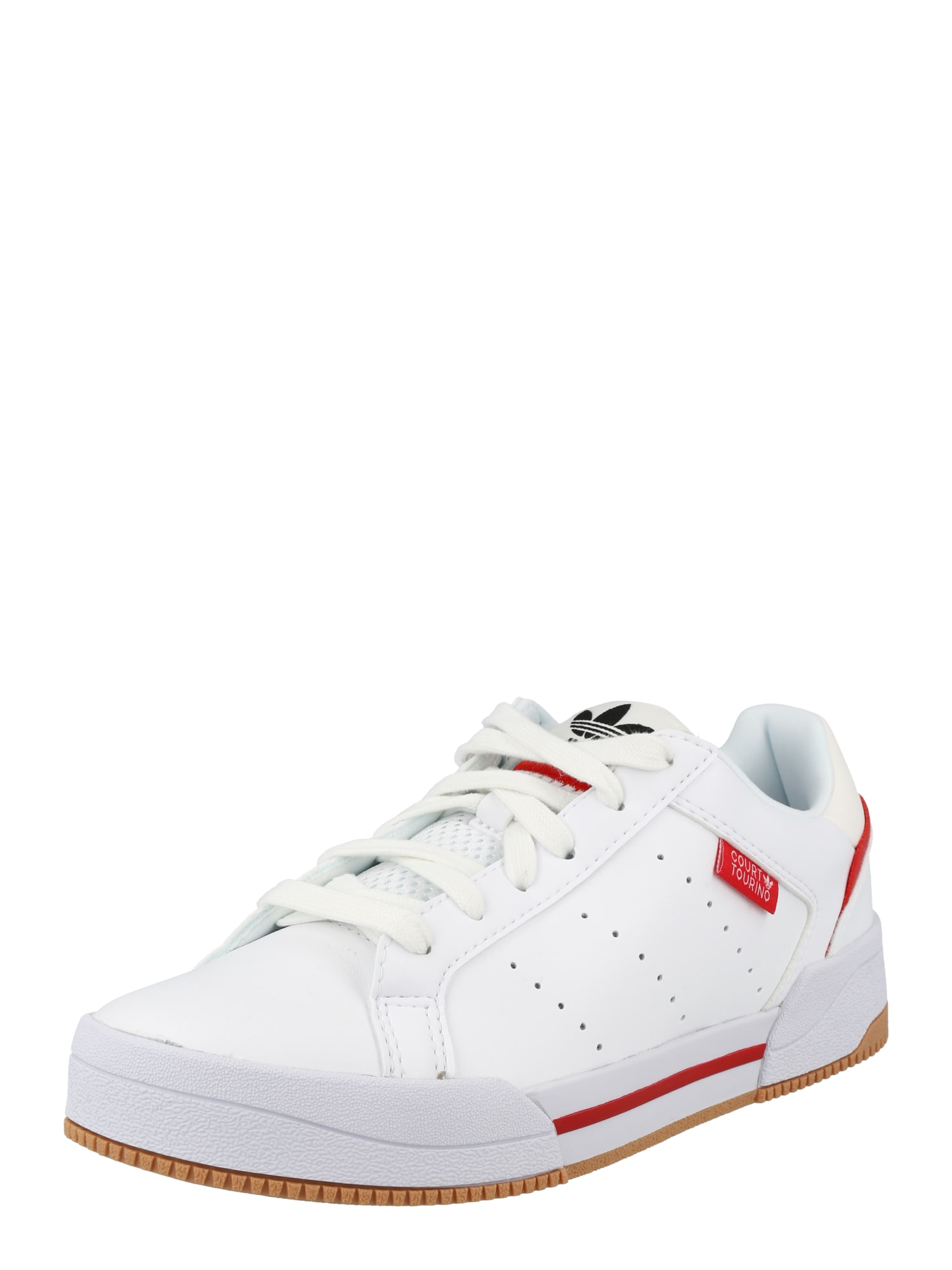 ADIDAS ORIGINALS Nizke superge 'Court Tourino'  rdeča / bela