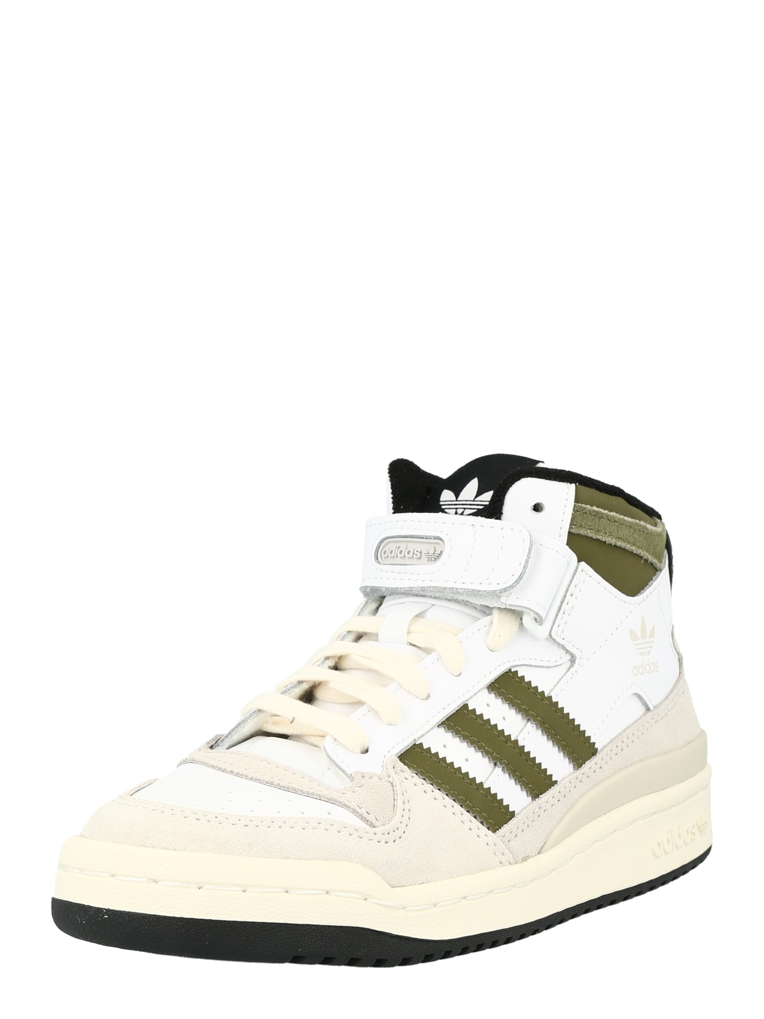 ADIDAS ORIGINALS Visoke superge 'FORUM'  svetlo siva / kaki / črna / bela
