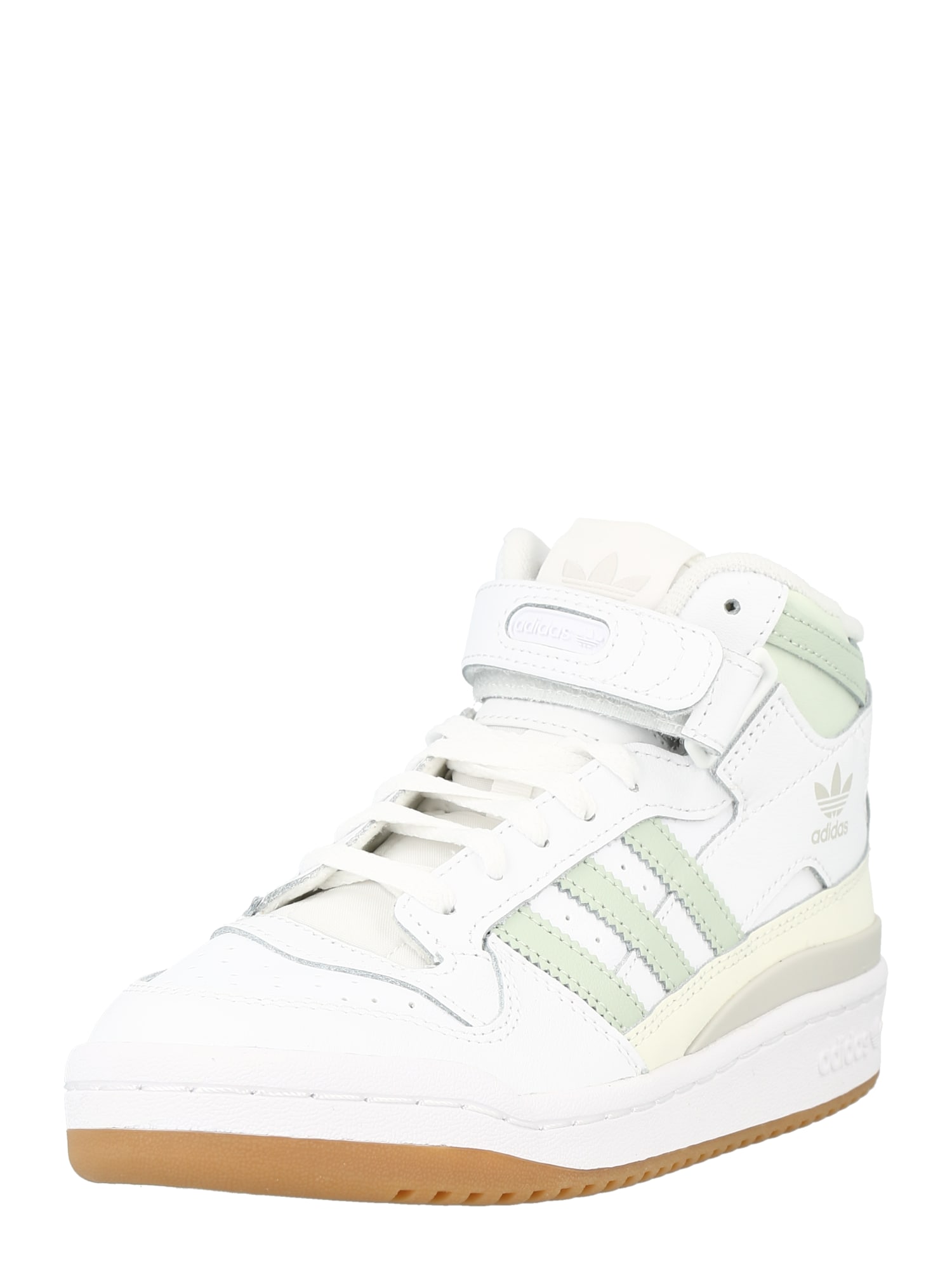 ADIDAS ORIGINALS Visoke superge 'Forum'  svetlo siva / meta / pastelno zelena / bela