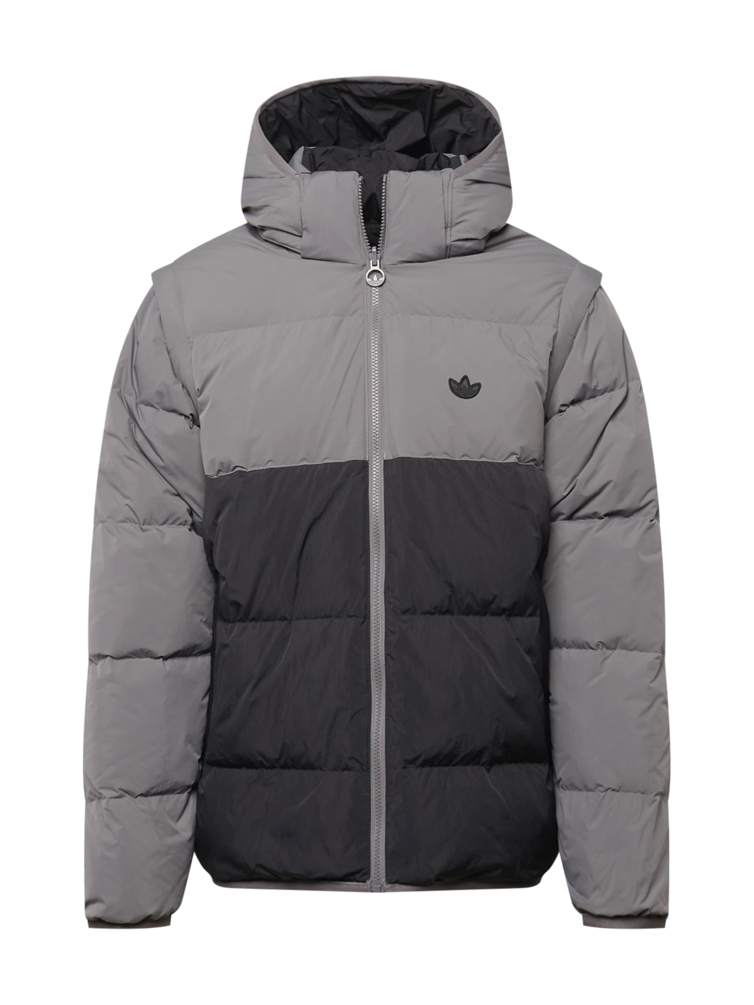 ADIDAS ORIGINALS Zimska jakna  temno siva / črna