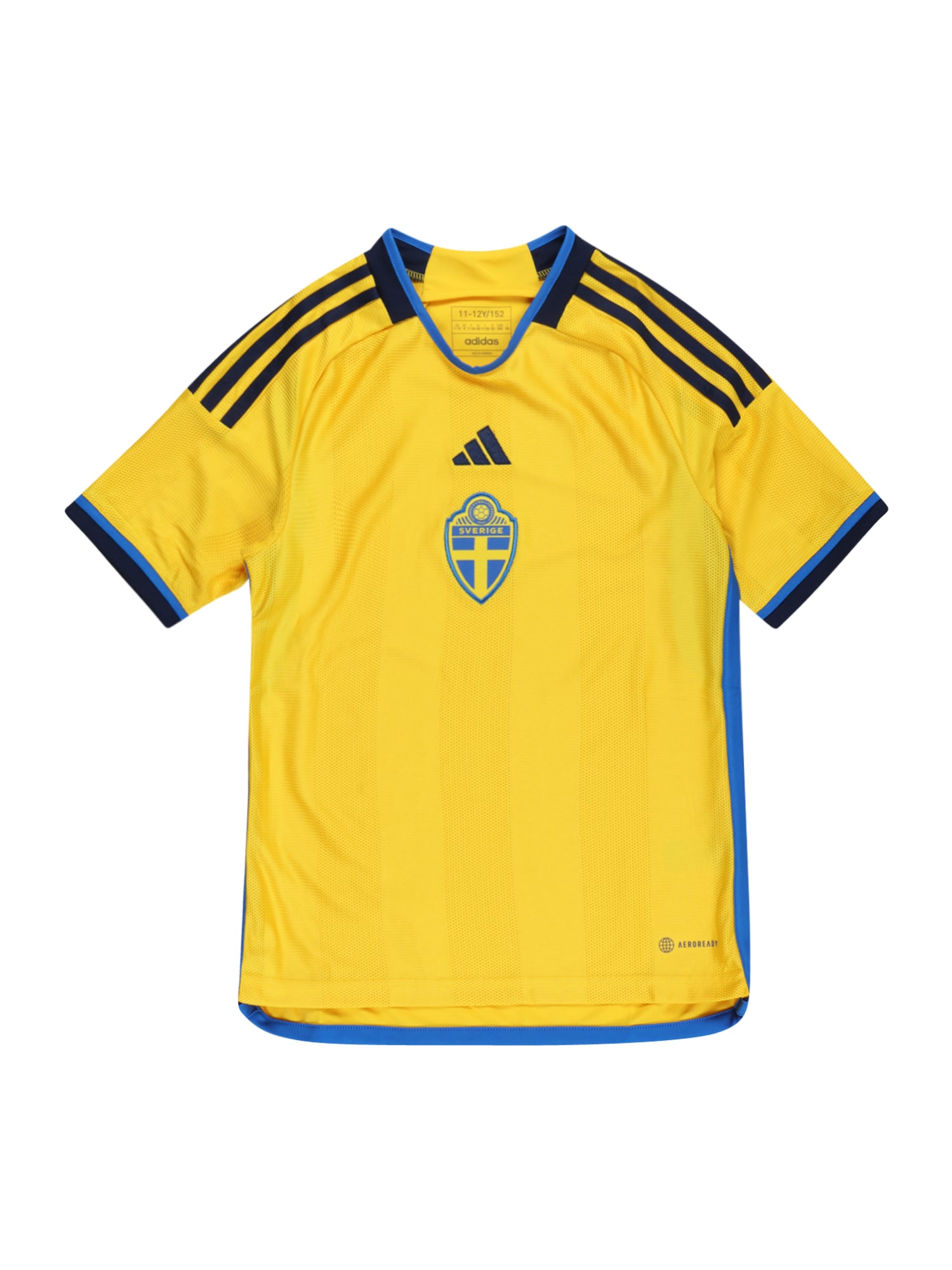 ADIDAS PERFORMANCE Funkcionalna majica 'Schweden 22'  modra / rumena / črna