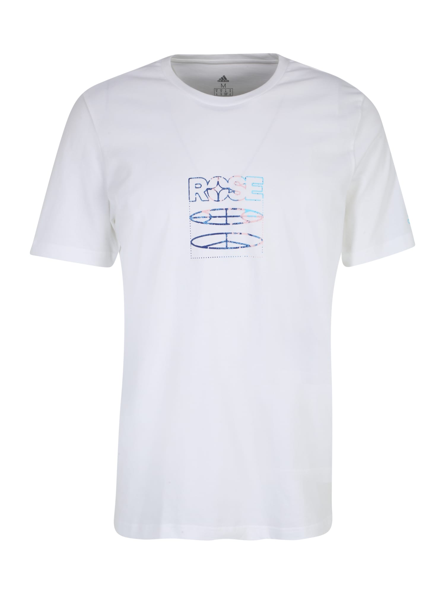 ADIDAS PERFORMANCE Funkcionalna majica  modra / roza / črna / bela