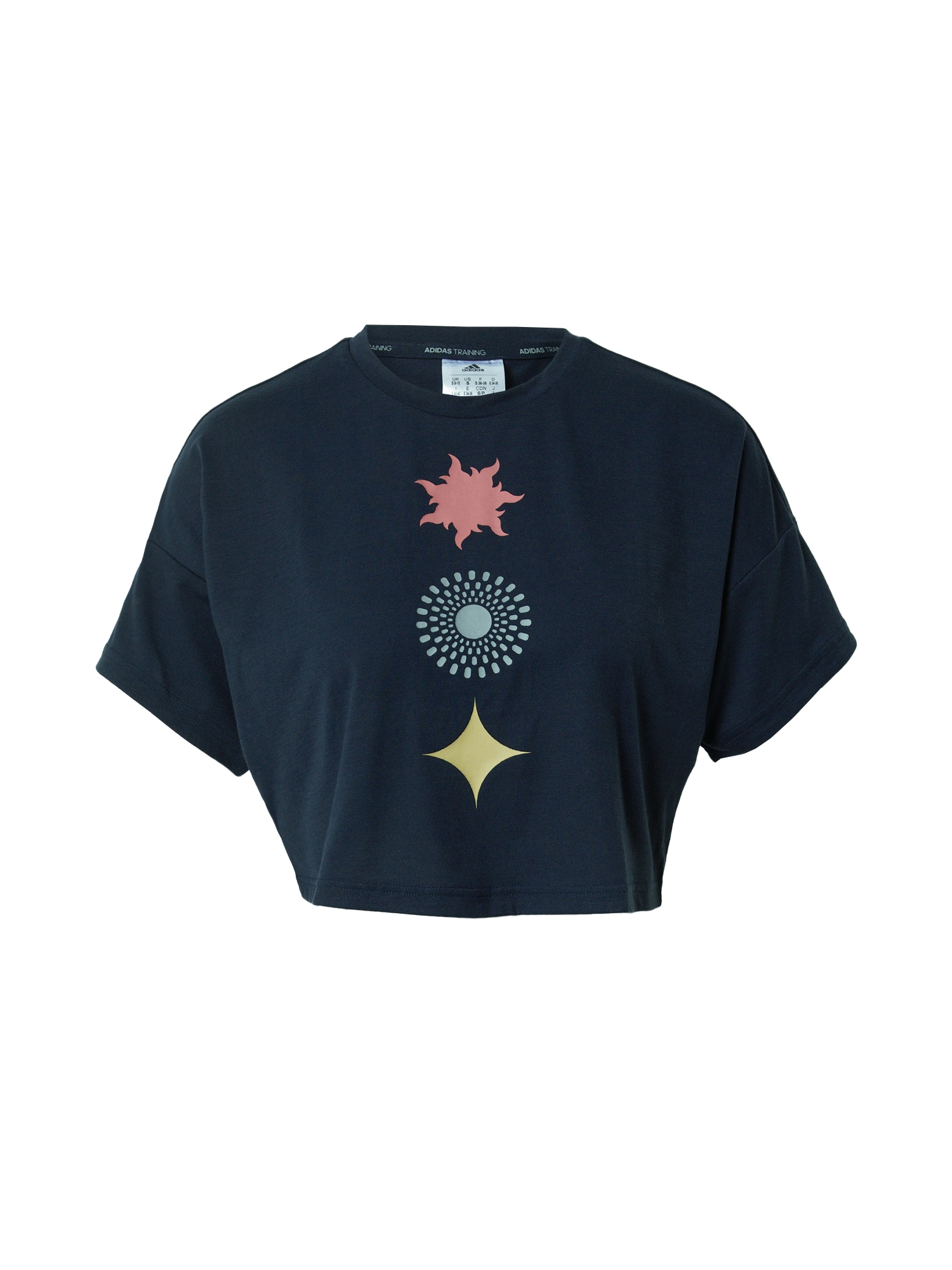 ADIDAS PERFORMANCE Funkcionalna majica  mornarska / svetlo modra / gorčica / roza