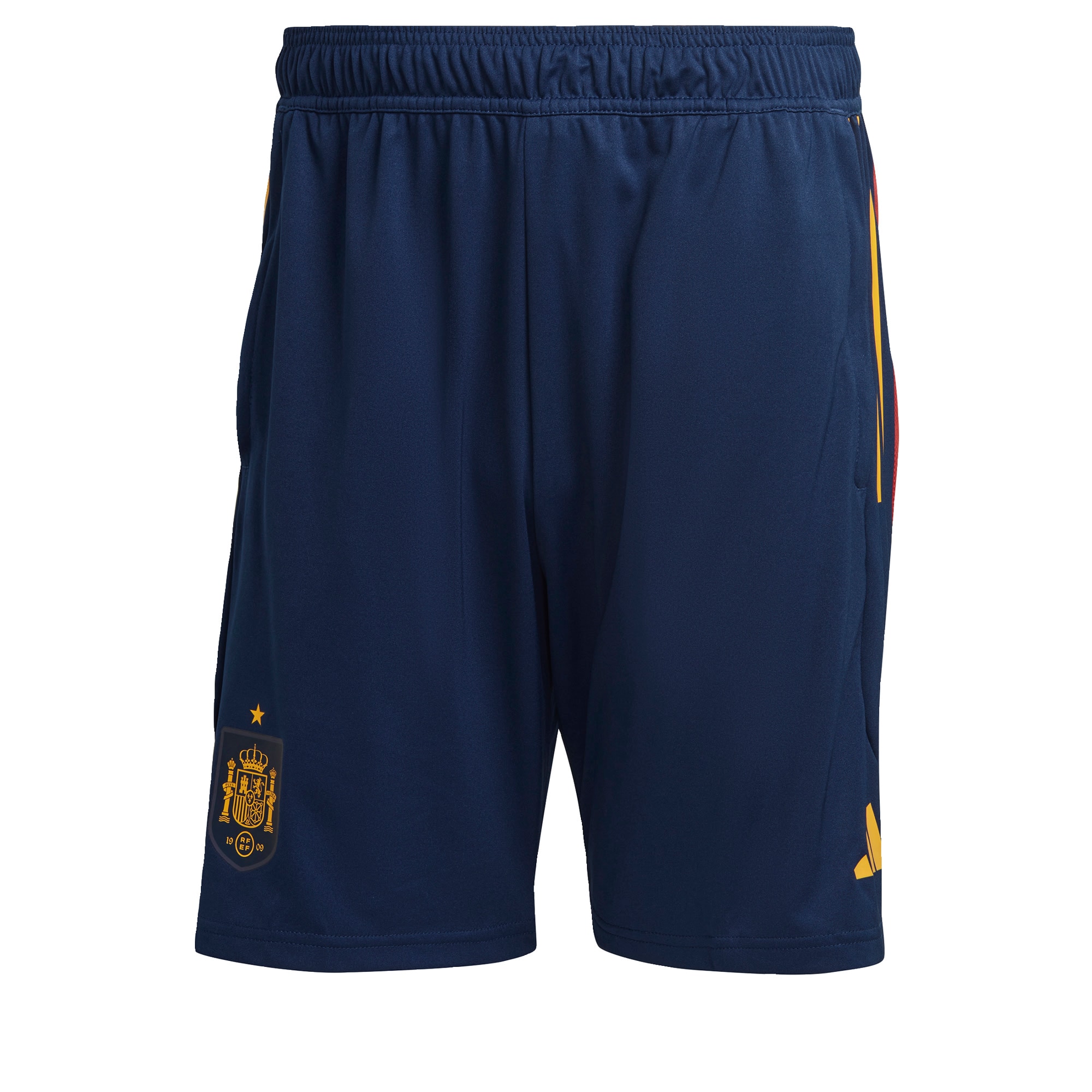 ADIDAS PERFORMANCE Športne hlače  temno modra / zlata / rdeča