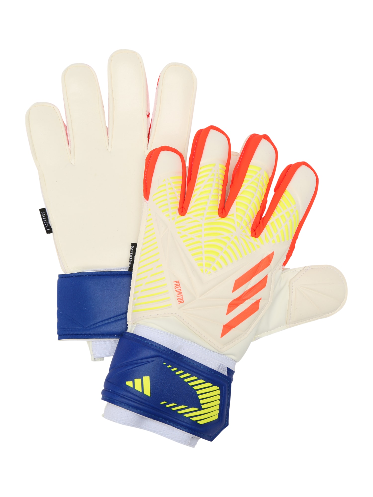 ADIDAS PERFORMANCE Športne rokavice 'Predator Edge'  temno modra / rumena / oranžna / bela