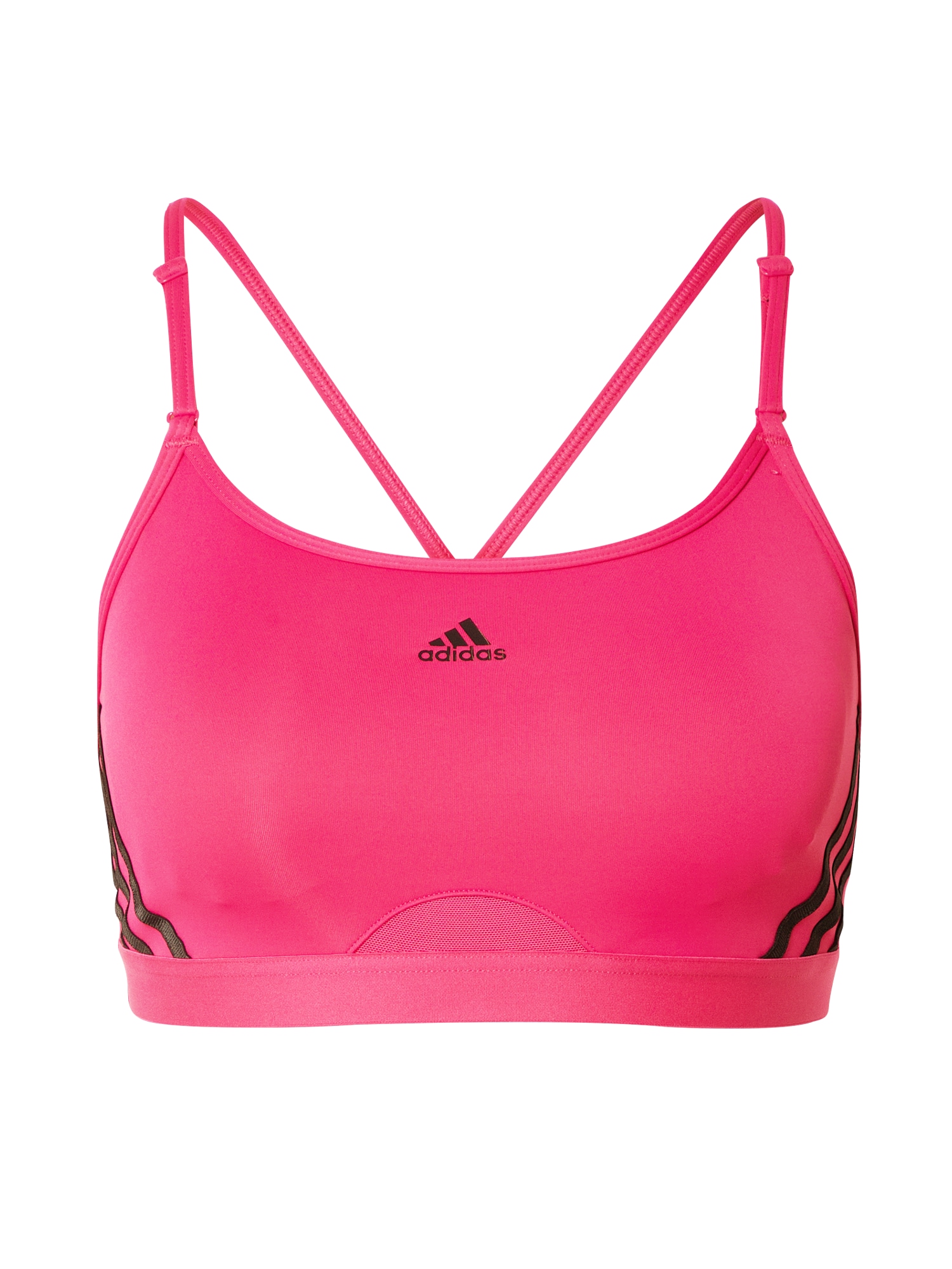 ADIDAS PERFORMANCE Športni nederček 'AER'  jagoda / roza / črna