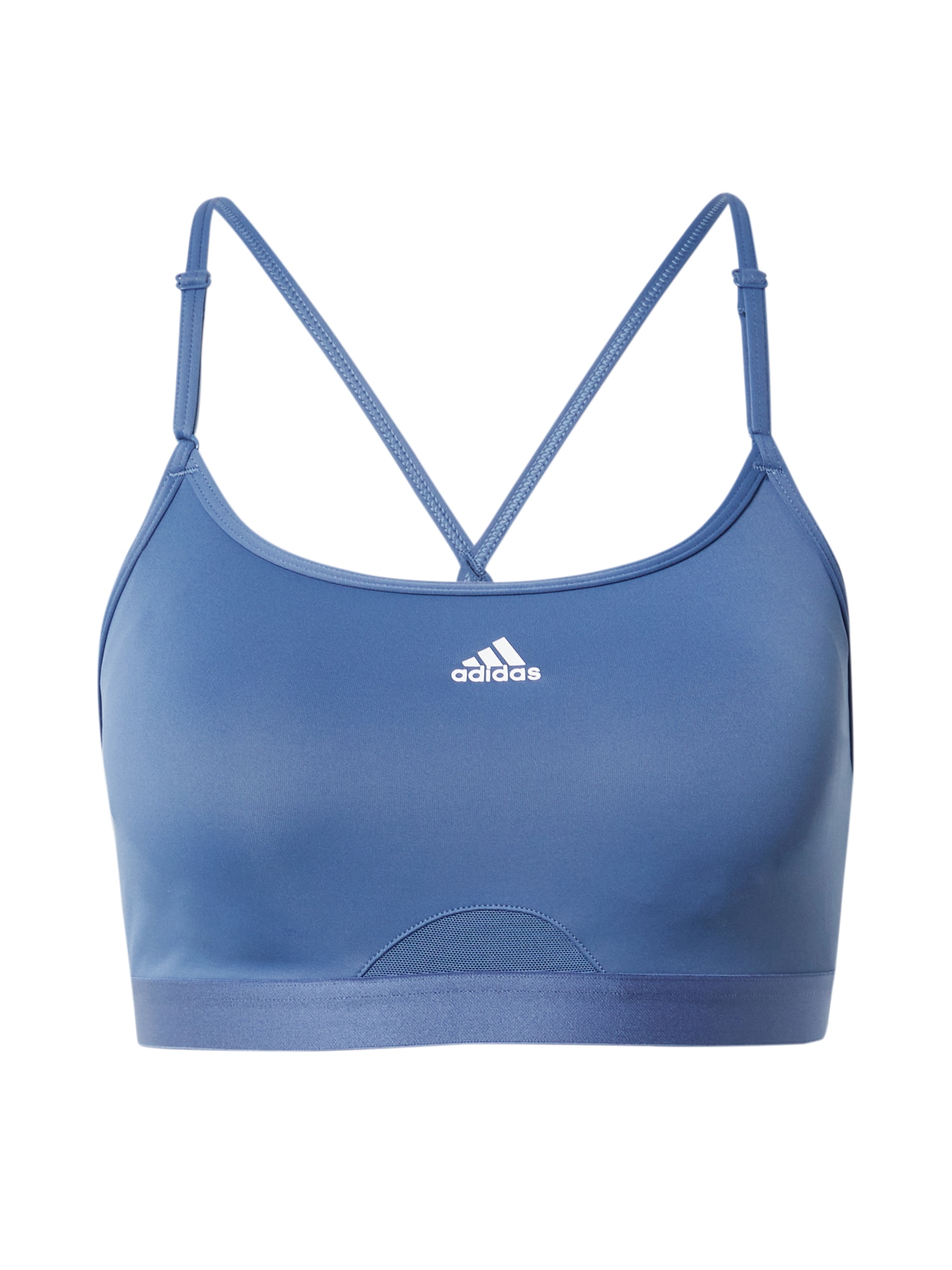ADIDAS PERFORMANCE Športni nederček  golobje modra / bela
