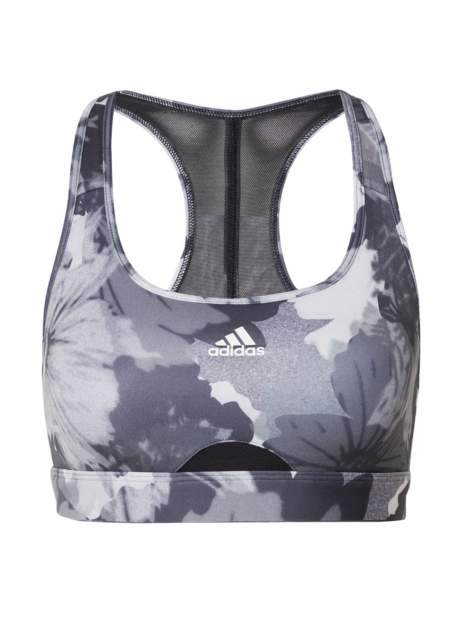ADIDAS PERFORMANCE Športni nederček  grafit / bazaltno siva / črna / bela