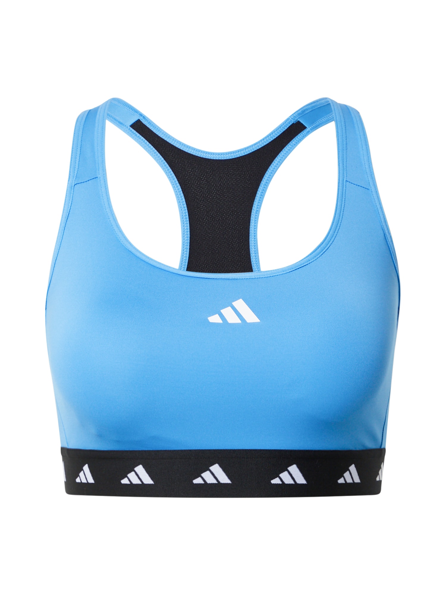 ADIDAS PERFORMANCE Športni nederček  modra / črna / bela