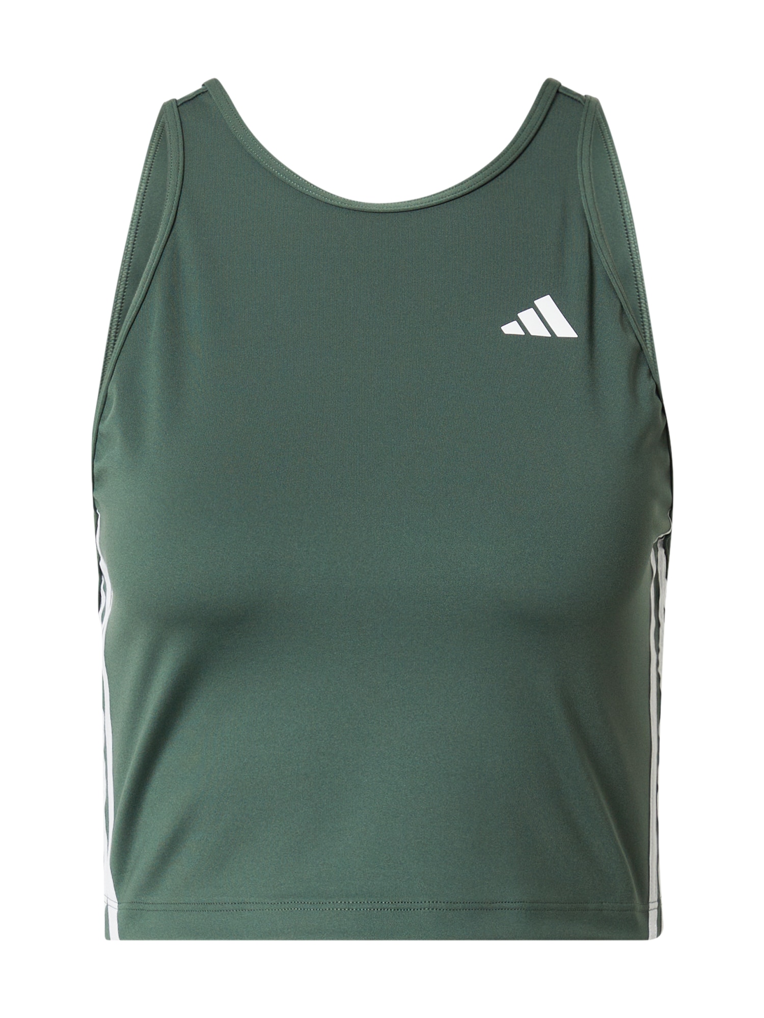 ADIDAS PERFORMANCE Športni top  zelena / bela