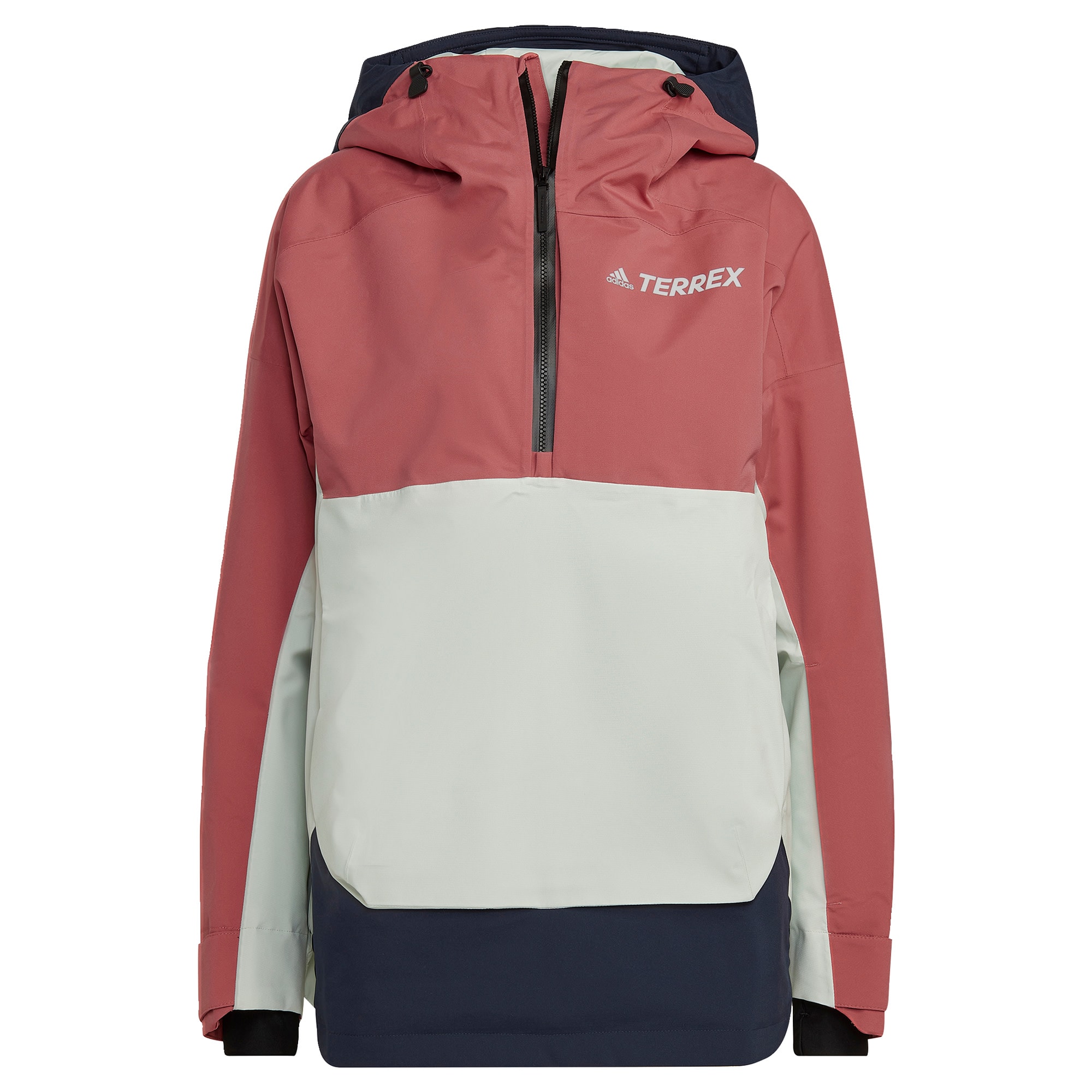 ADIDAS TERREX Športna jakna 'TERREX 2'  temno modra / rjasto rdeča / off-bela