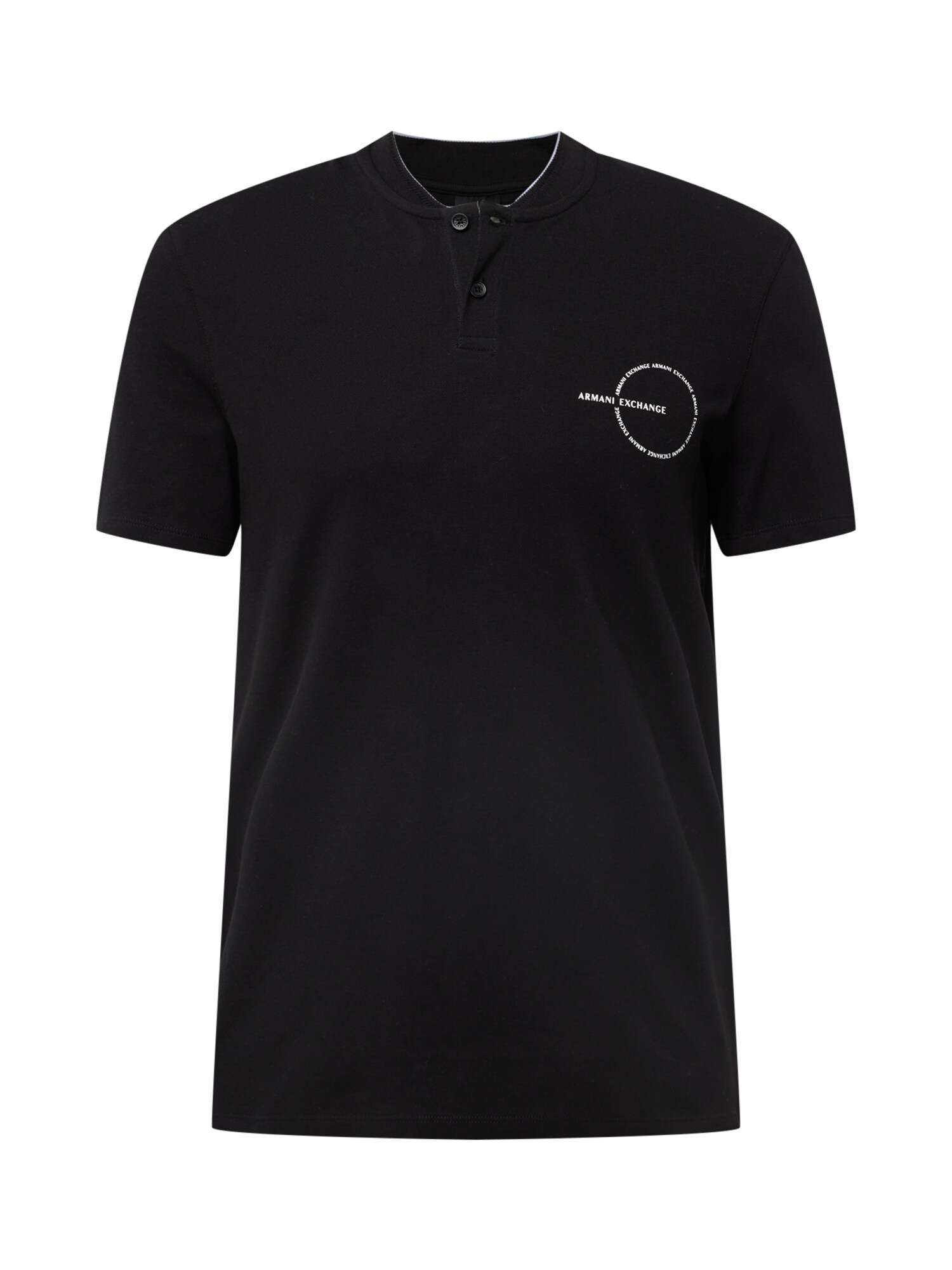 ARMANI EXCHANGE Majica  črna / bela