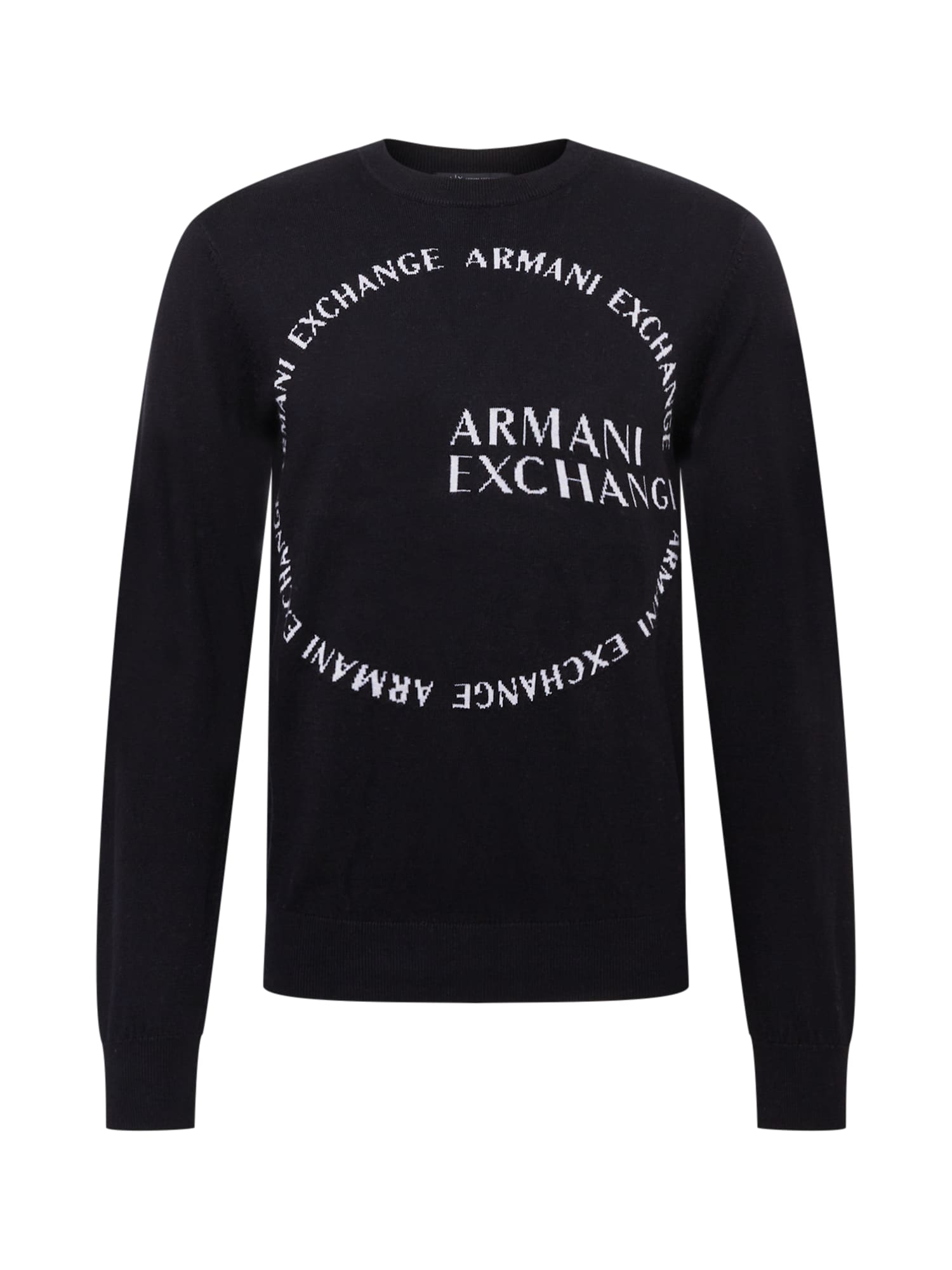 ARMANI EXCHANGE Pulover  črna / bela