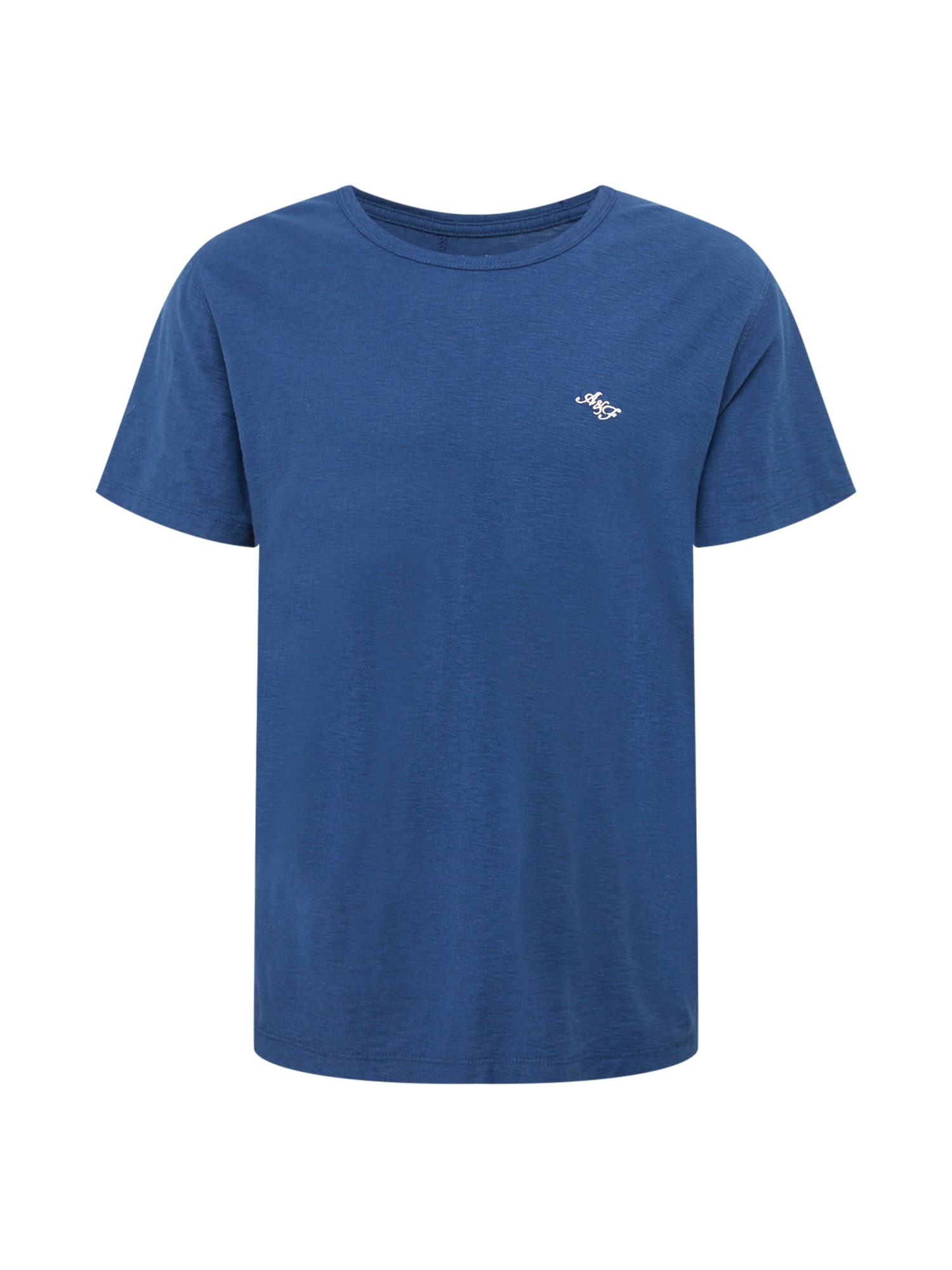 Abercrombie & Fitch Majica  modra / bela