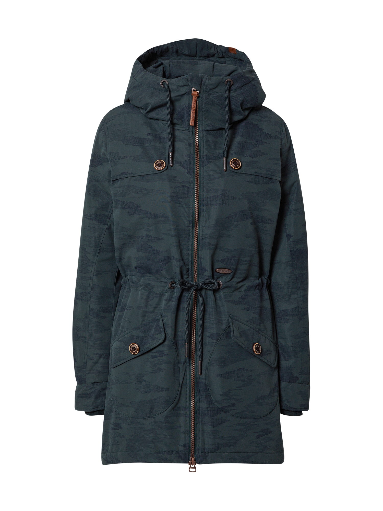 Alife and Kickin Prehodna jakna 'Charlotte'  zelena / temno zelena