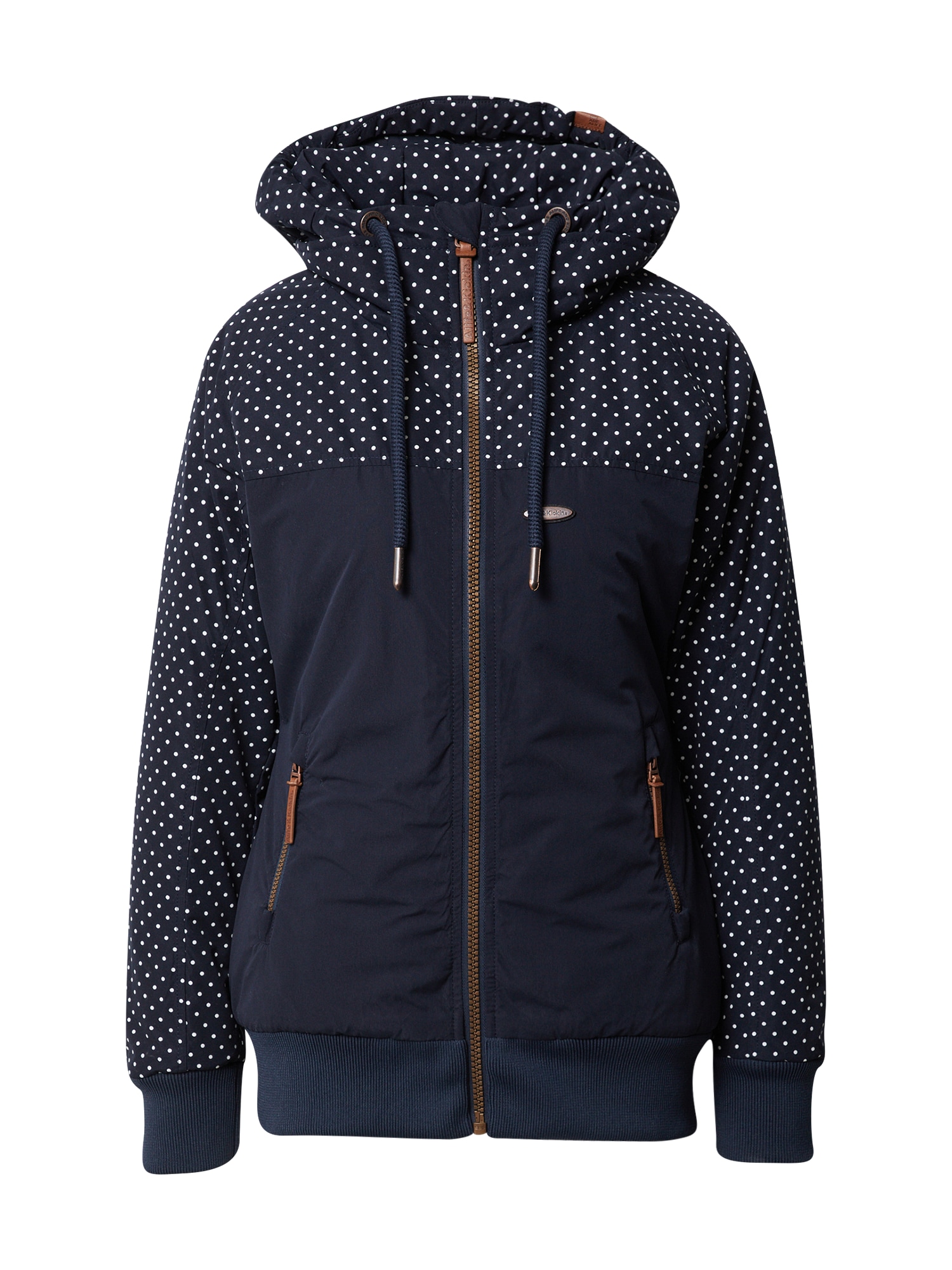 Alife and Kickin Prehodna jakna 'Malia'  marine / rjava / bela