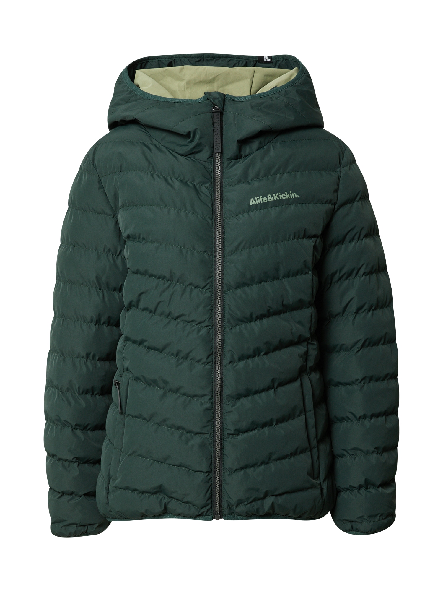 Alife and Kickin Prehodna jakna 'Rabea'  trst / temno zelena