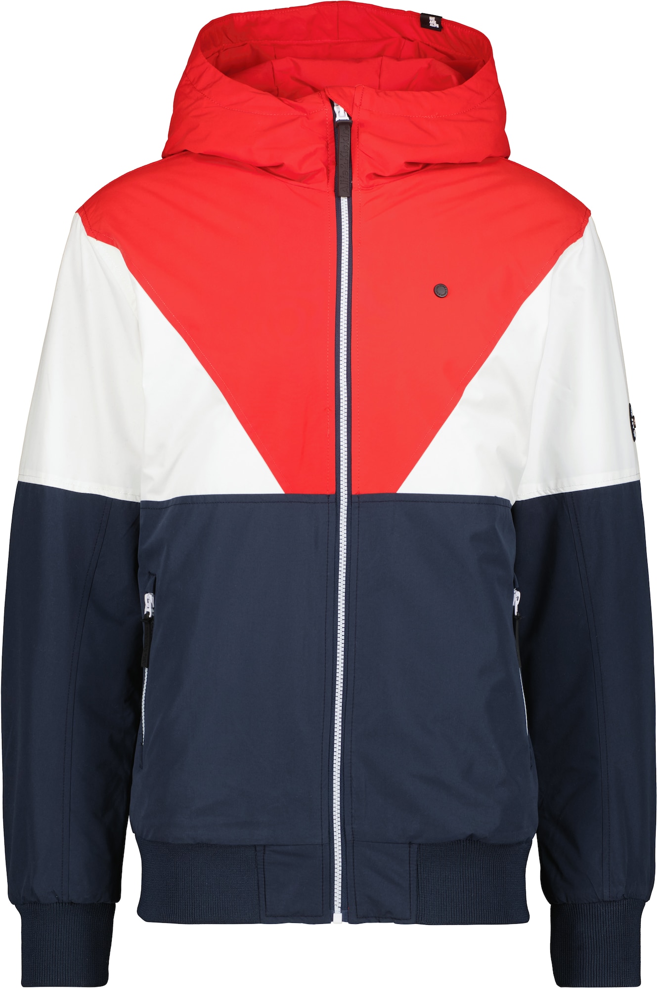 Alife and Kickin Zimska jakna 'Jack'  marine / rdeča / bela