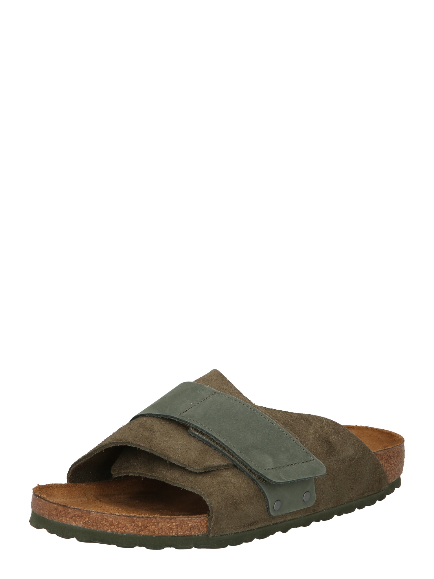 BIRKENSTOCK Nizki natikači 'Kyoto'  oliva / petrol