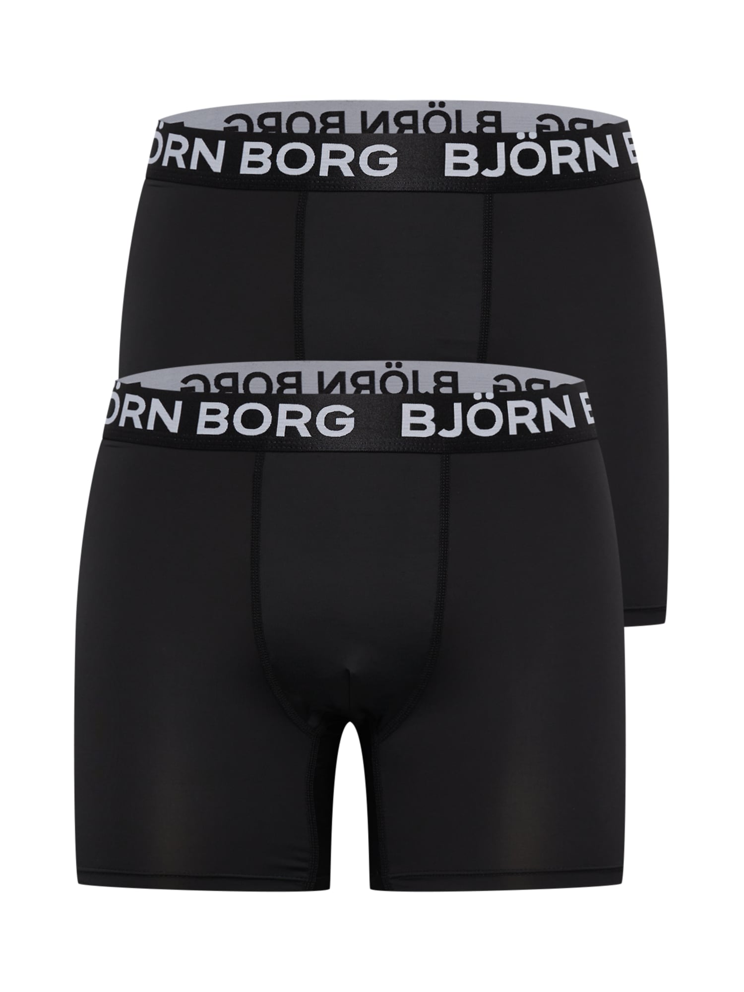 BJÖRN BORG Športne spodnjice  črna / bela