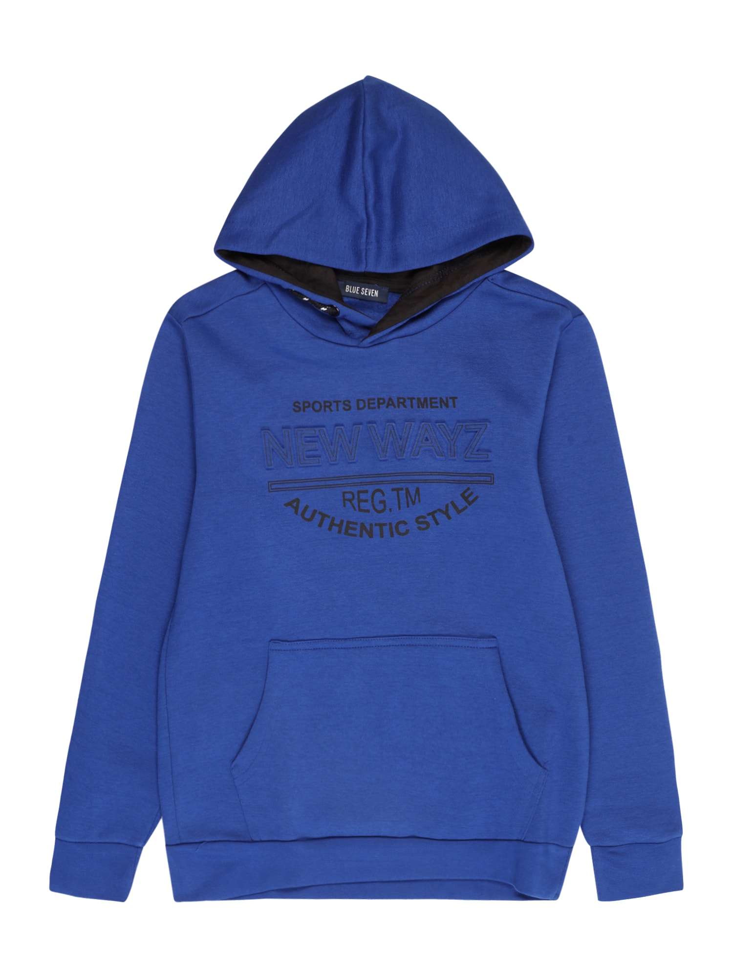 BLUE SEVEN Majica  kobalt modra / črna