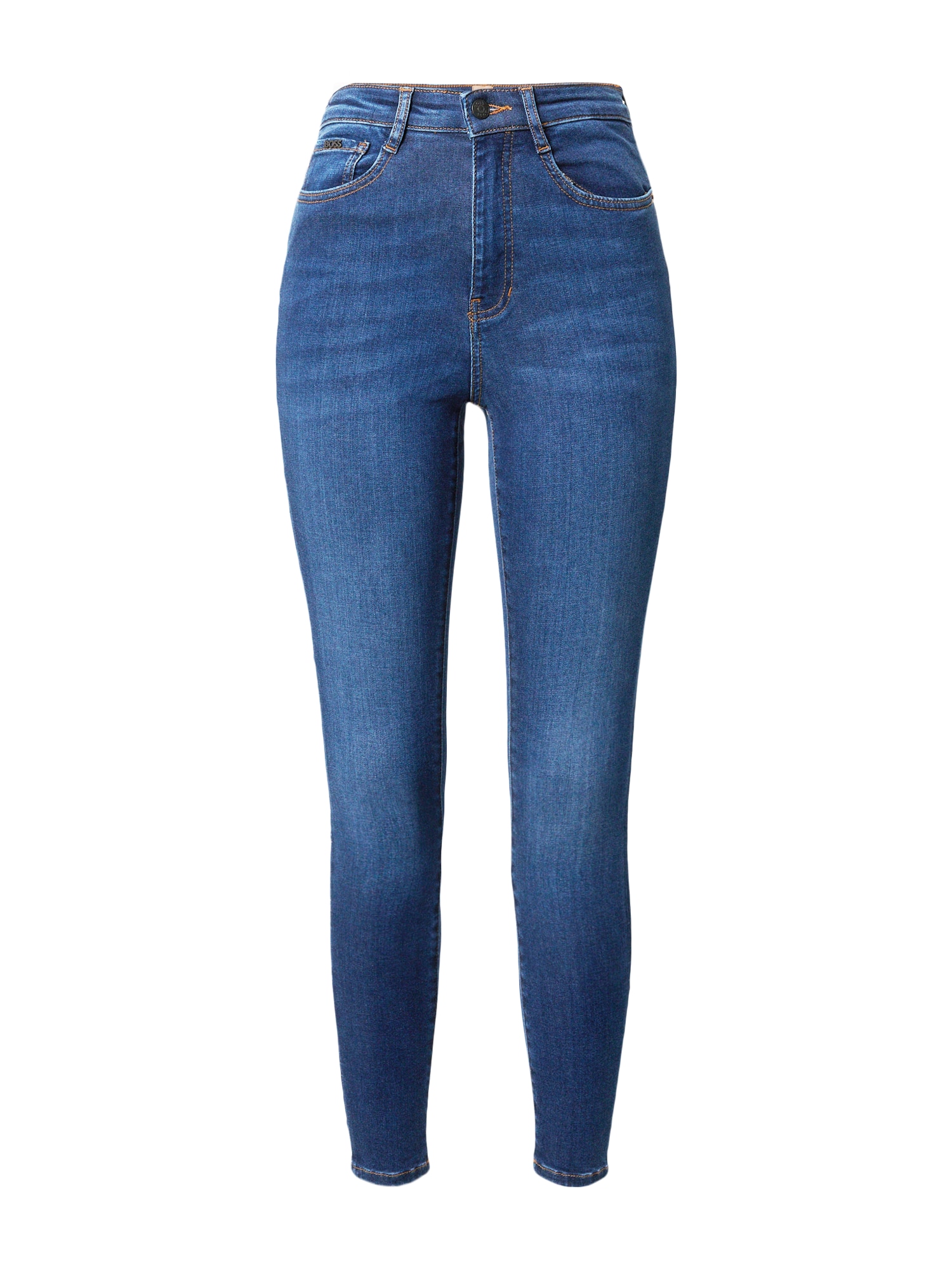 BOSS Orange Kavbojke 'SUPERSKINNY CROP 4.0'  mornarska
