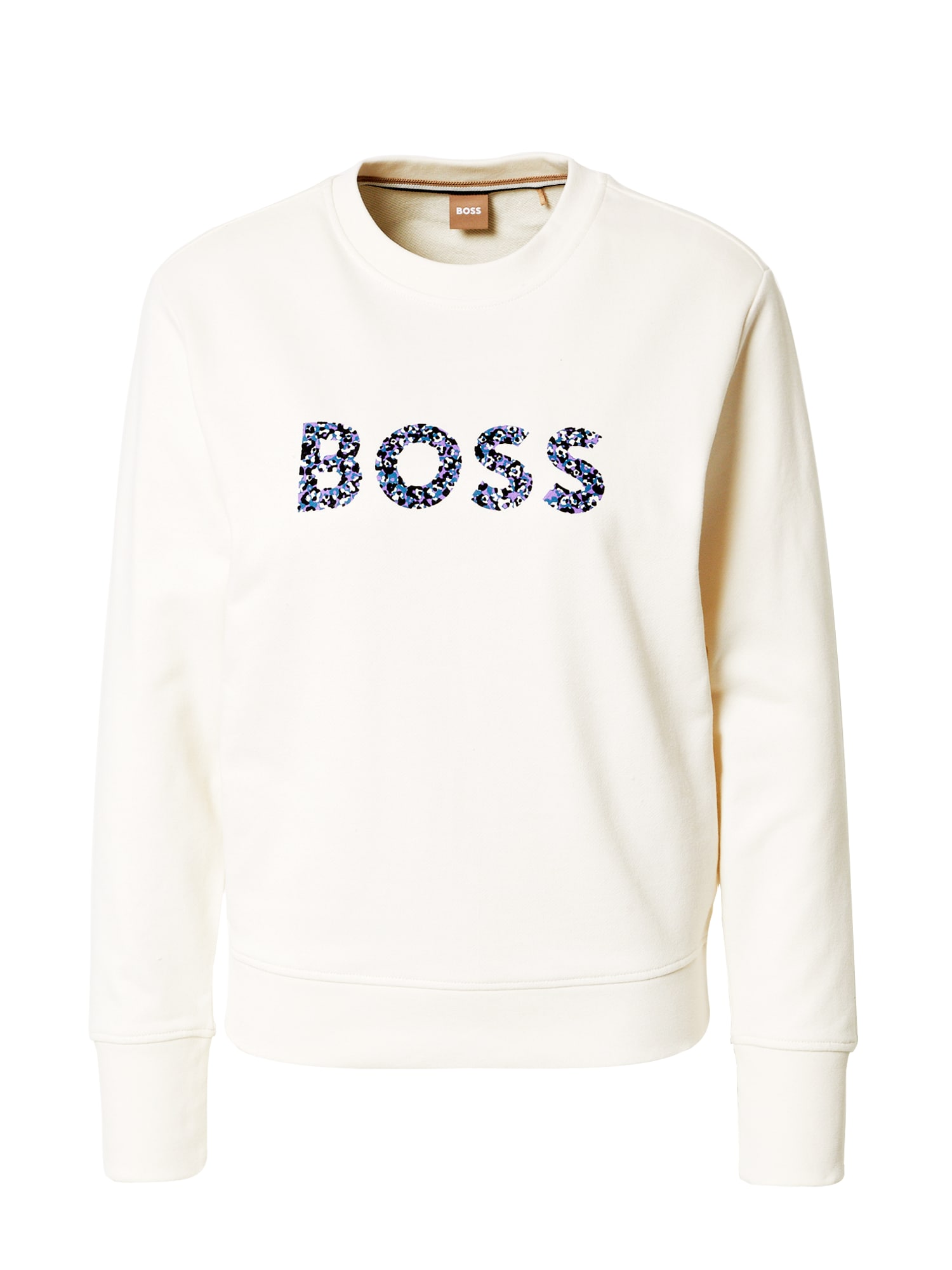 BOSS Orange Majica 'Ela'  modra / svetlo lila / črna / bela