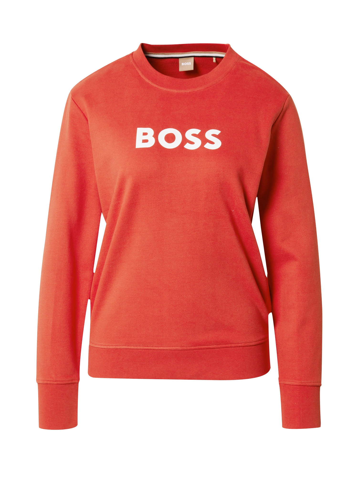 BOSS Orange Majica 'Ela'  rdeča / bela