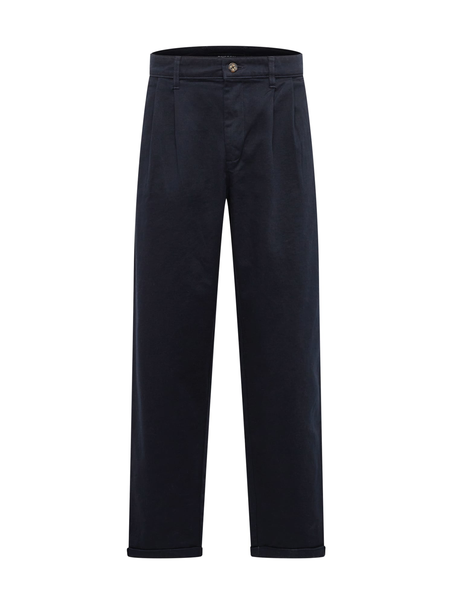 BURTON MENSWEAR LONDON Hlače z naborki  nočno modra