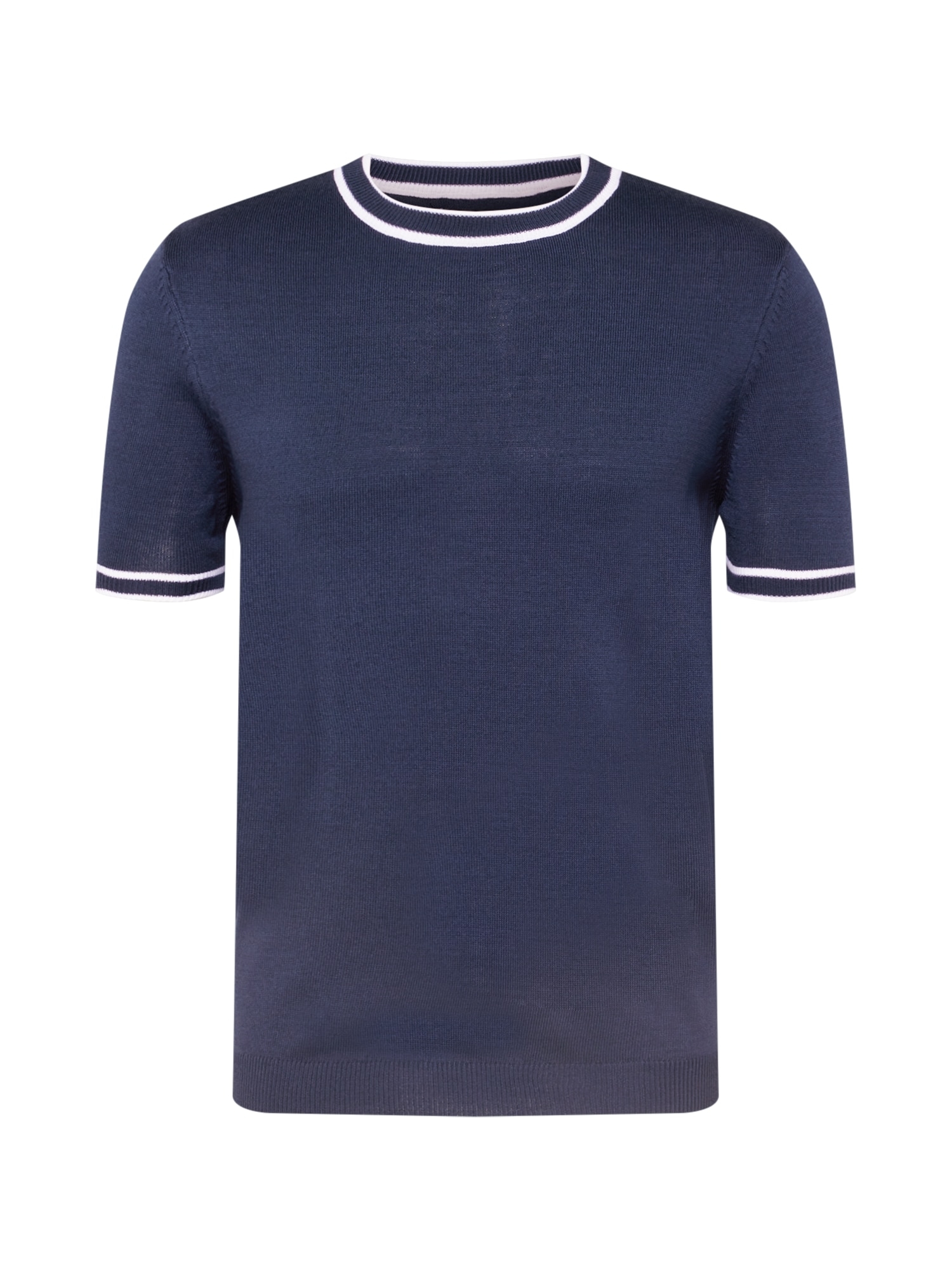 BURTON MENSWEAR LONDON Majica  temno modra / bela