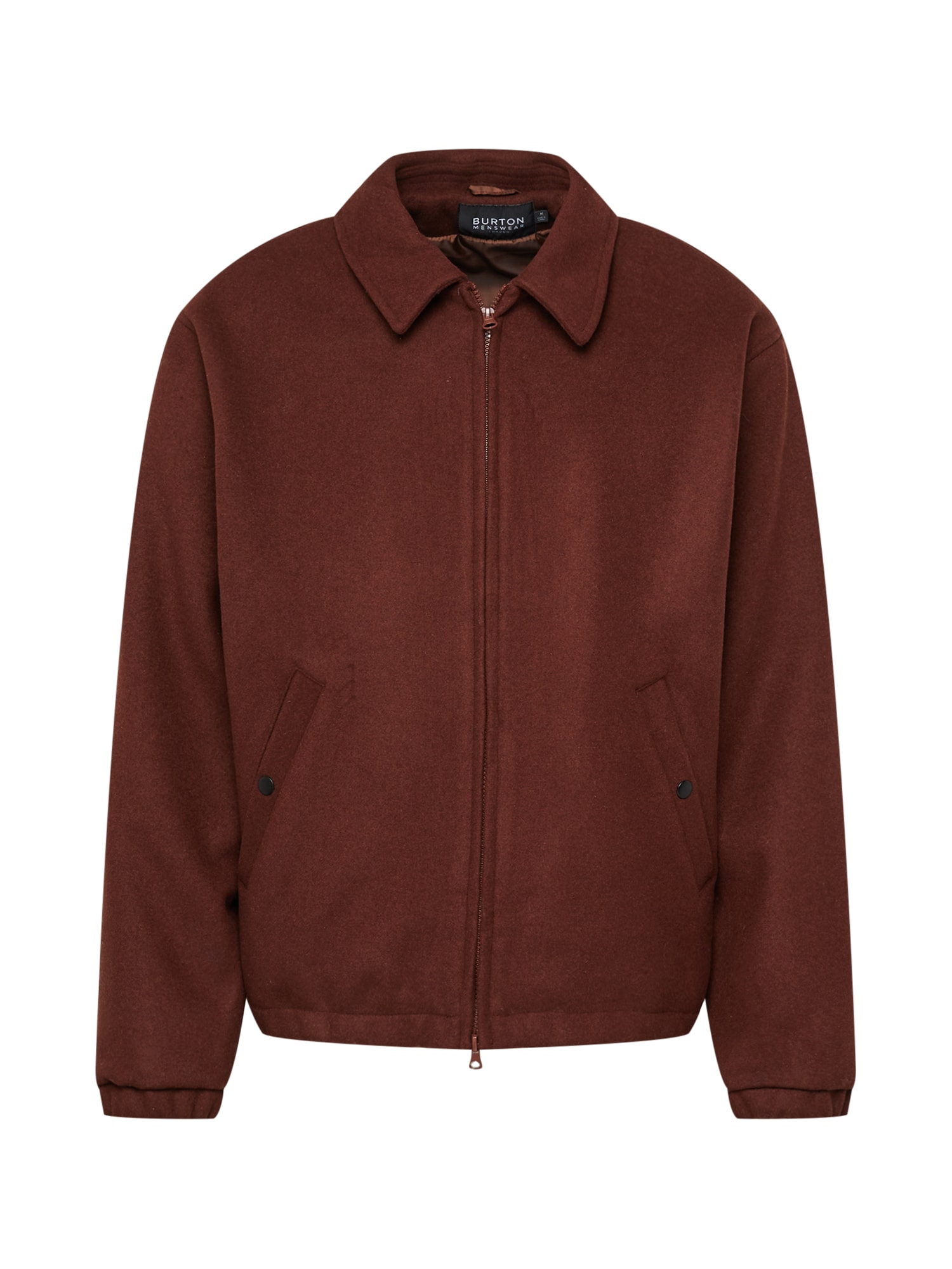 BURTON MENSWEAR LONDON Prehodna jakna 'Harrington'  rjasto rjava