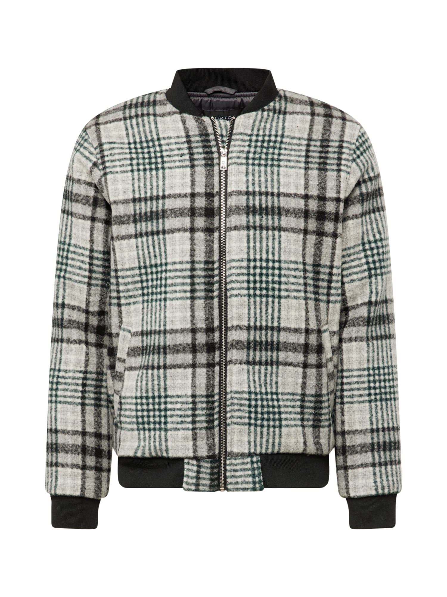BURTON MENSWEAR LONDON Prehodna jakna  antracit / svetlo siva / temno zelena / črna