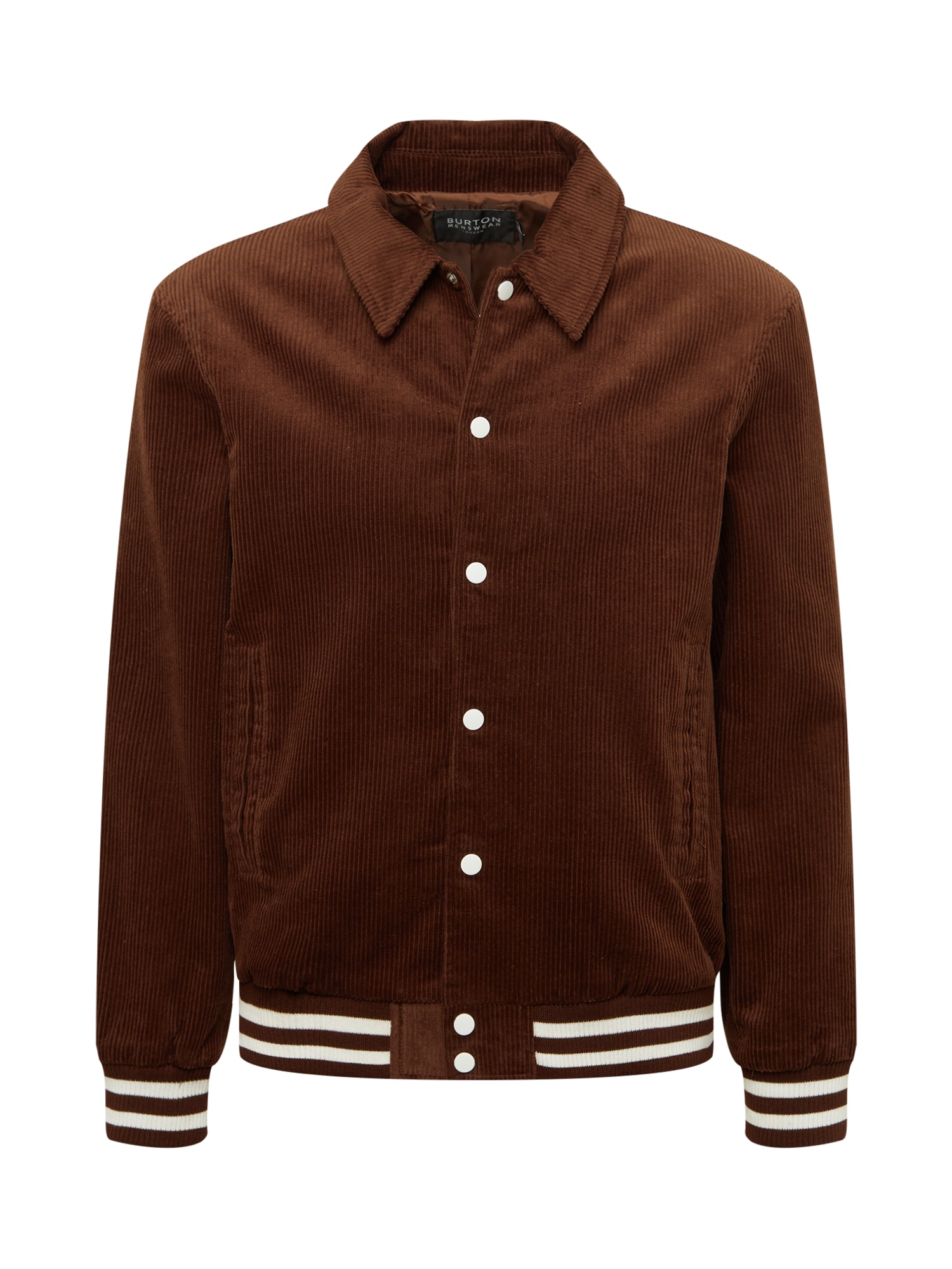 BURTON MENSWEAR LONDON Prehodna jakna  rjava / bela
