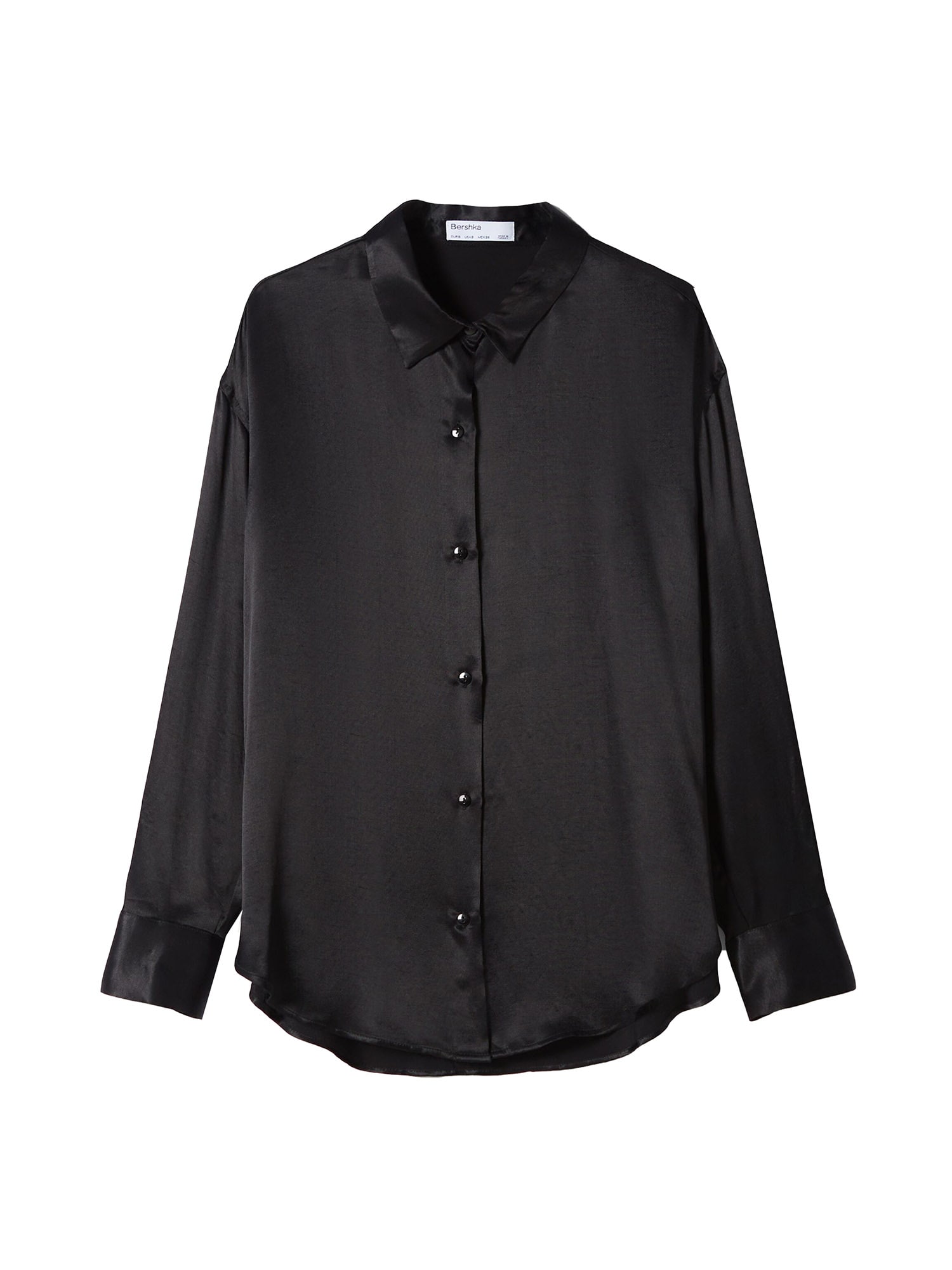 Bershka Bluza 'CAMISA'  črna