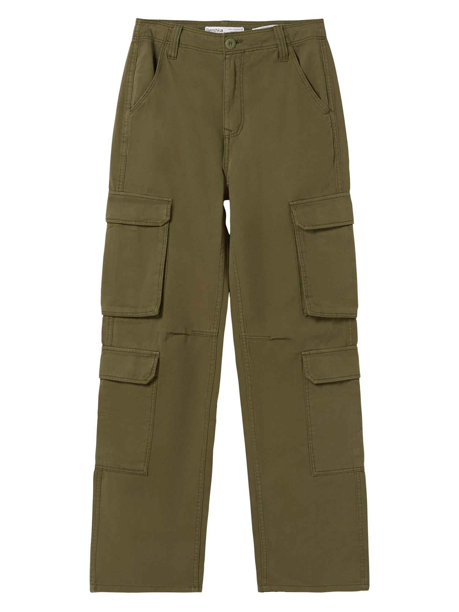 Bershka Kargo hlače  kaki