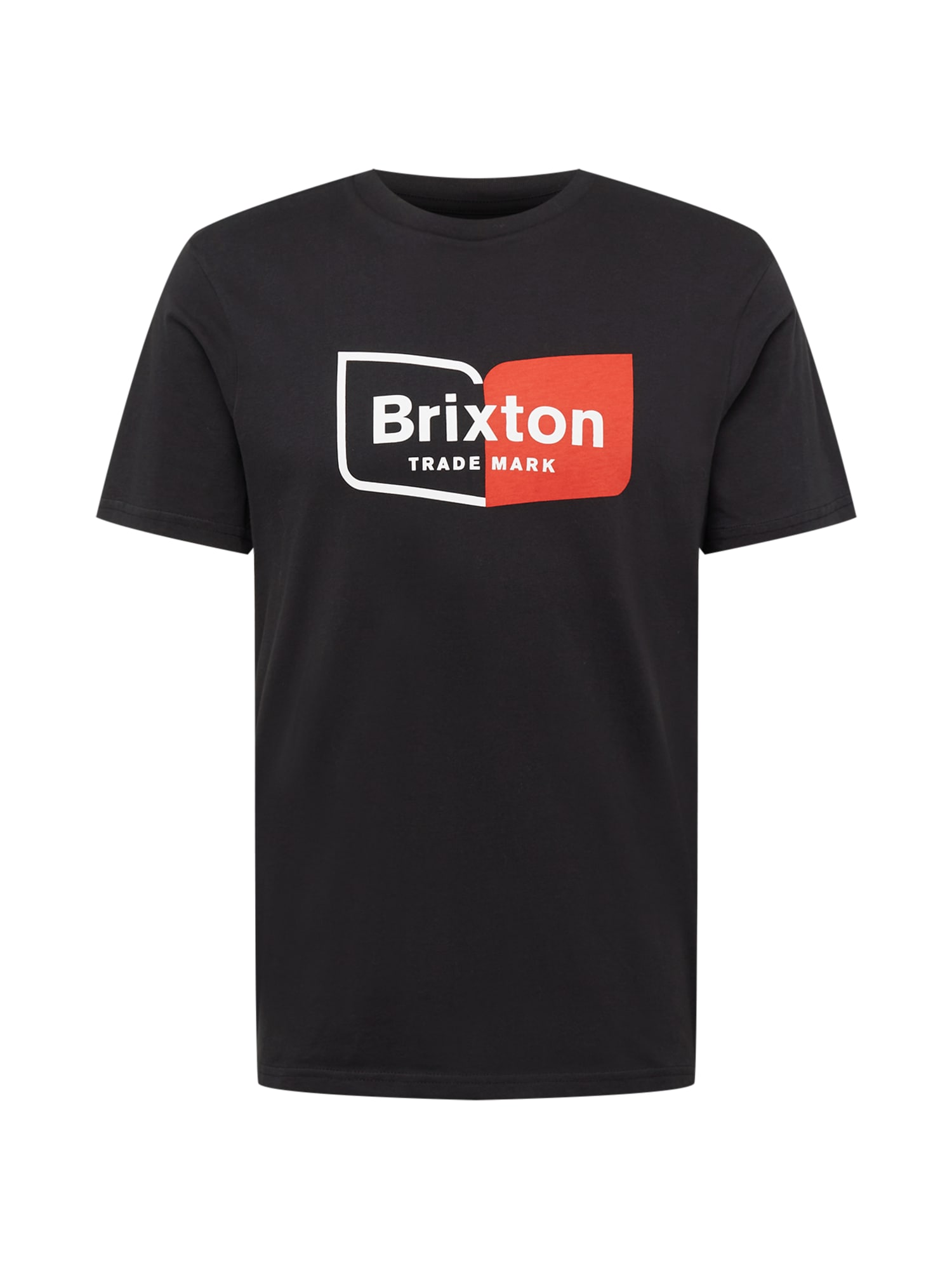 Brixton Majica 'CHAPTER'  neonsko oranžna / črna / bela