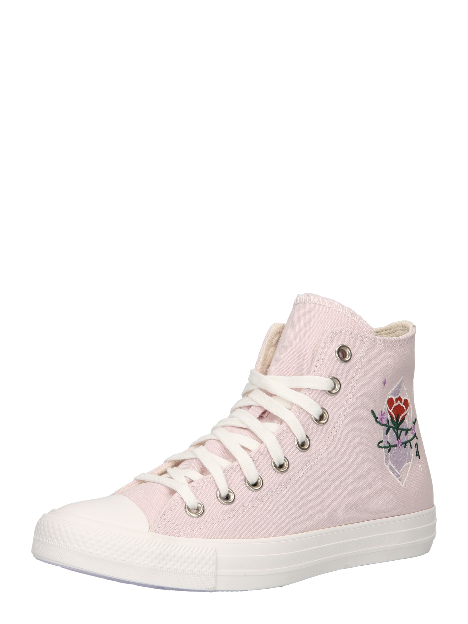 CONVERSE Visoke superge 'Chuck Taylor All Star'  travnato zelena / roza / ognjeno rdeča / bela