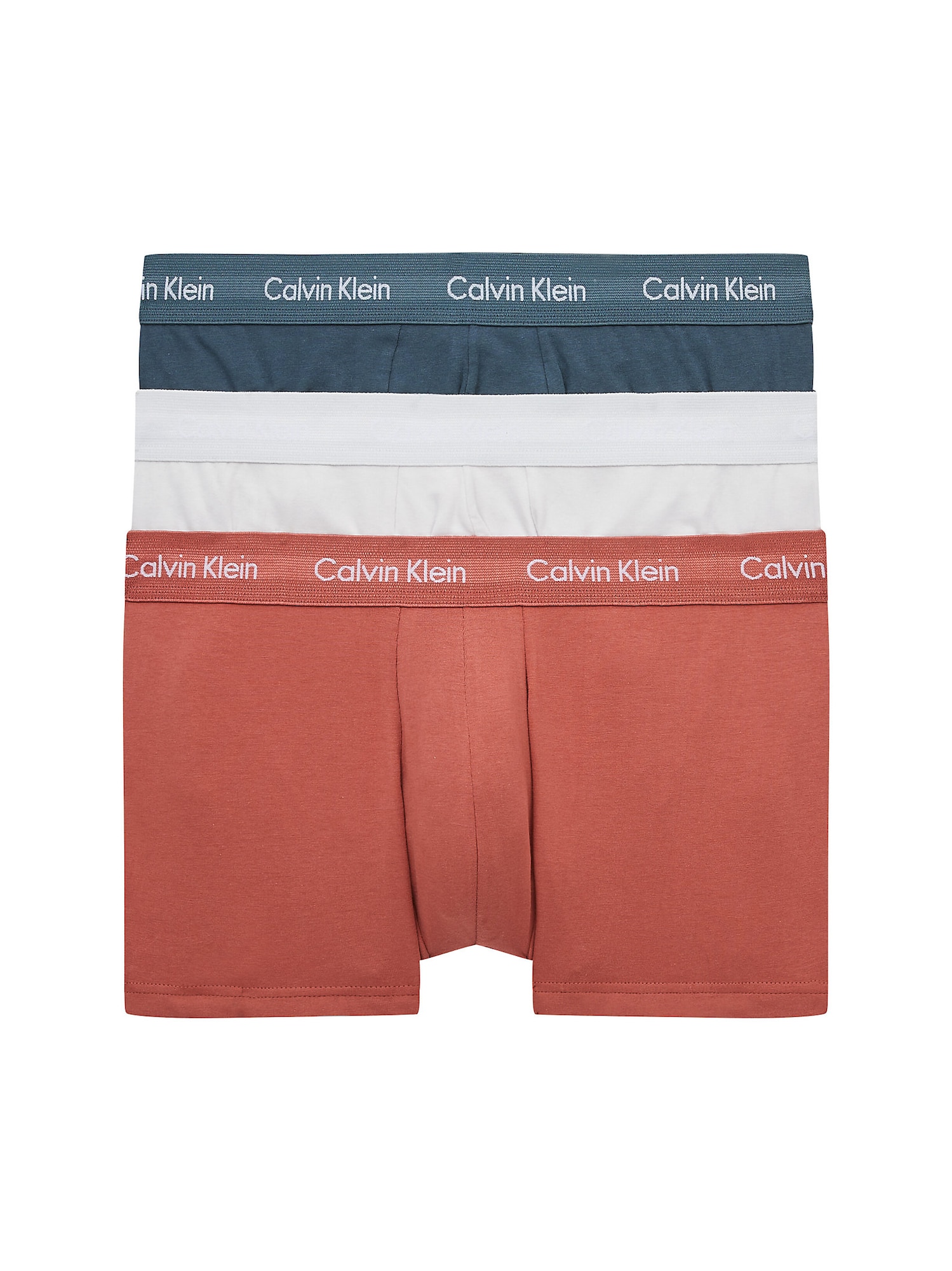 Calvin Klein Boksarice  golobje modra / pastelno rdeča / bela