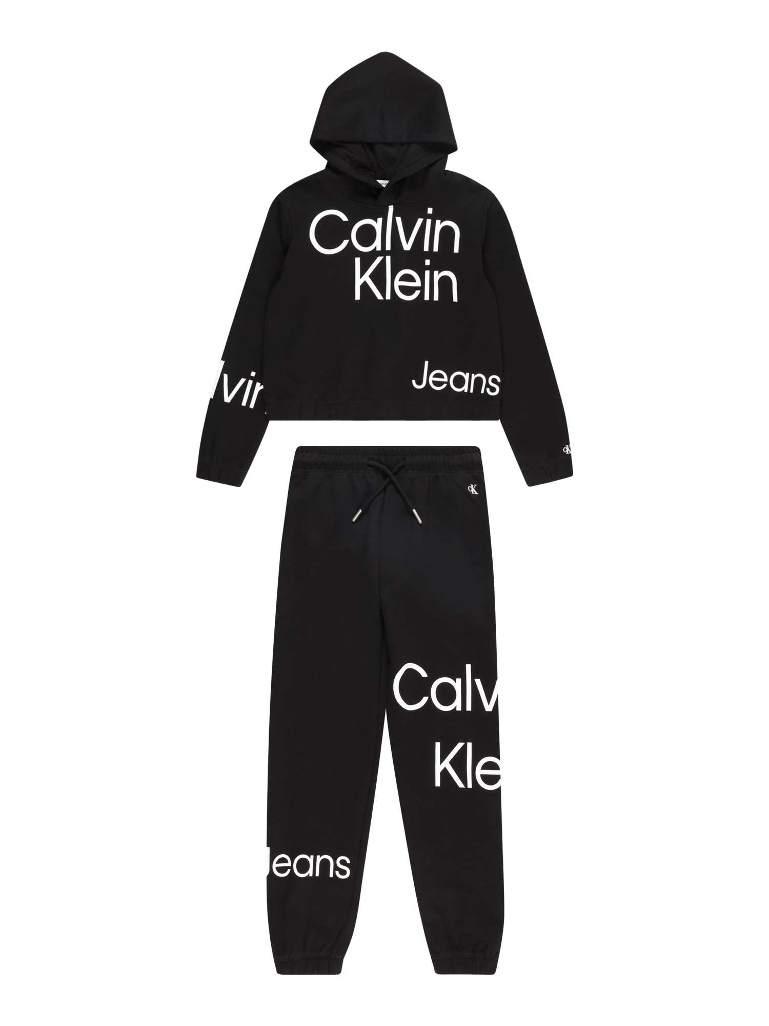 Calvin Klein Jeans Komplet  črna / bela