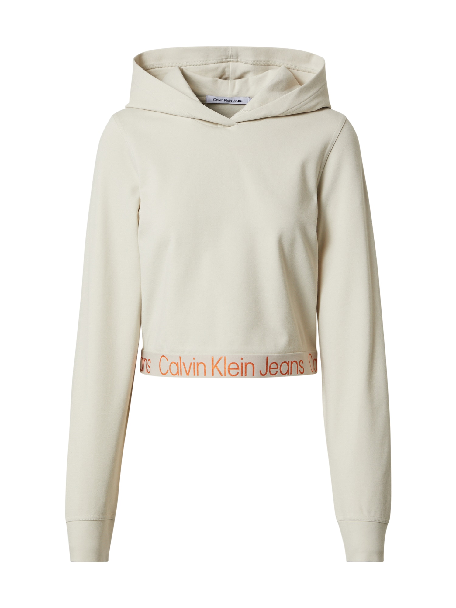Calvin Klein Jeans Majica 'Milano'  slonovina / temno oranžna