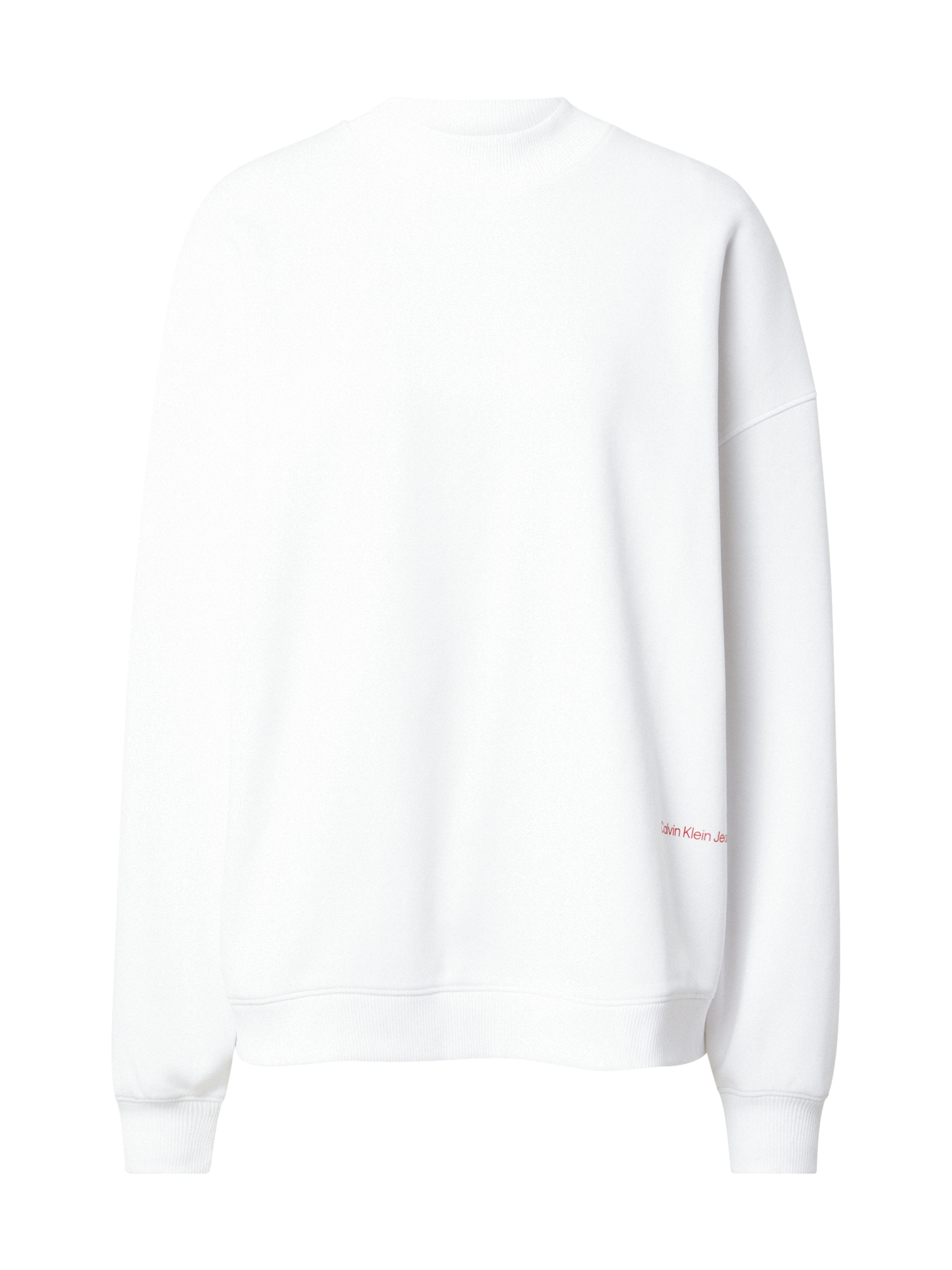Calvin Klein Jeans Majica  oranžna / pastelno oranžna / bela