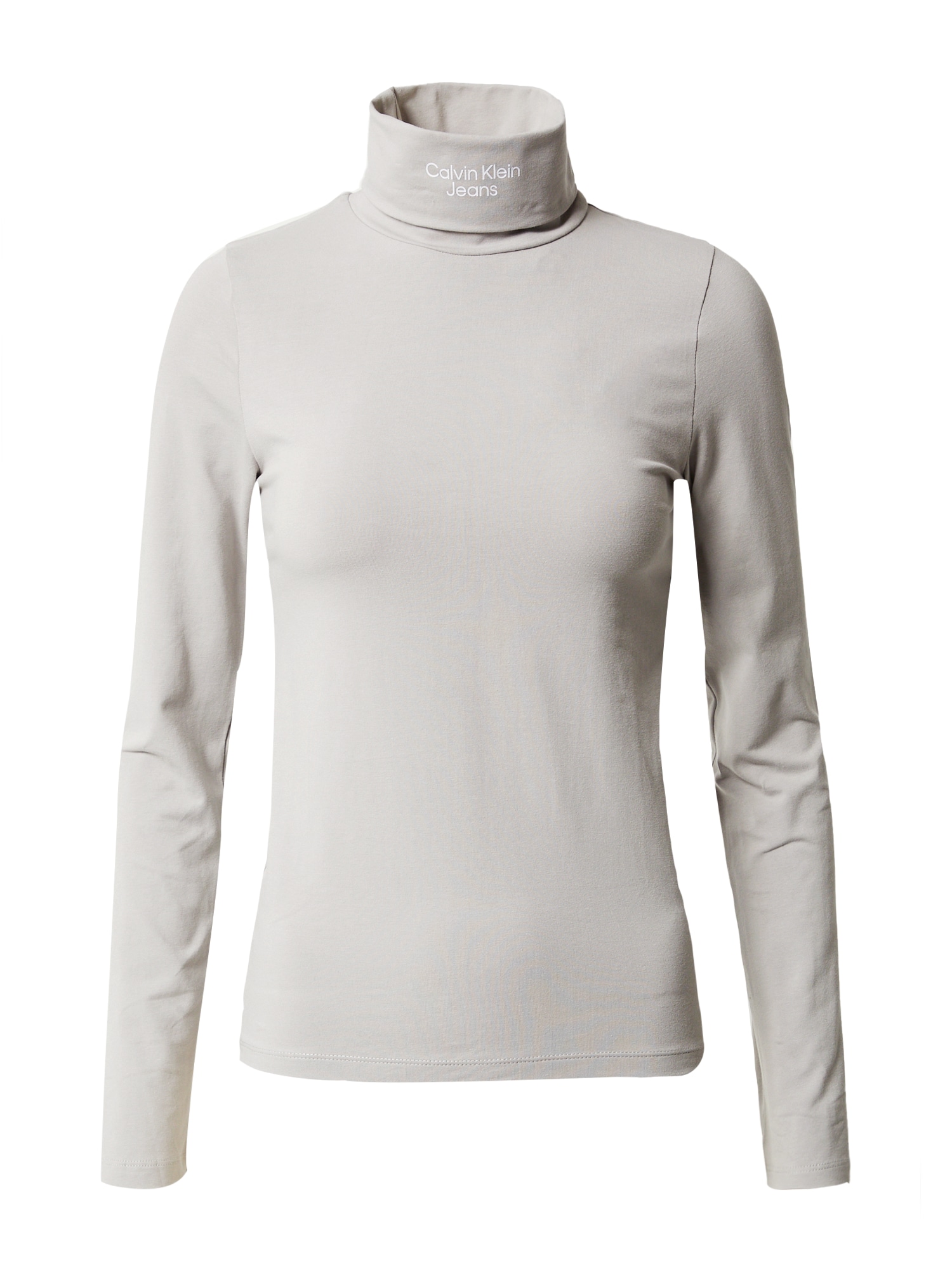Calvin Klein Jeans Majica  siva / bela