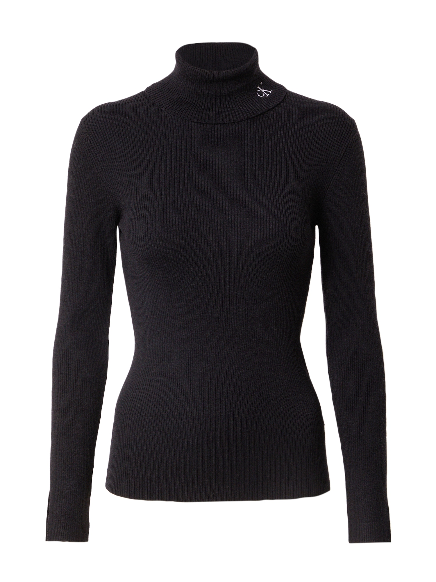 Calvin Klein Jeans Pulover  črna / bela