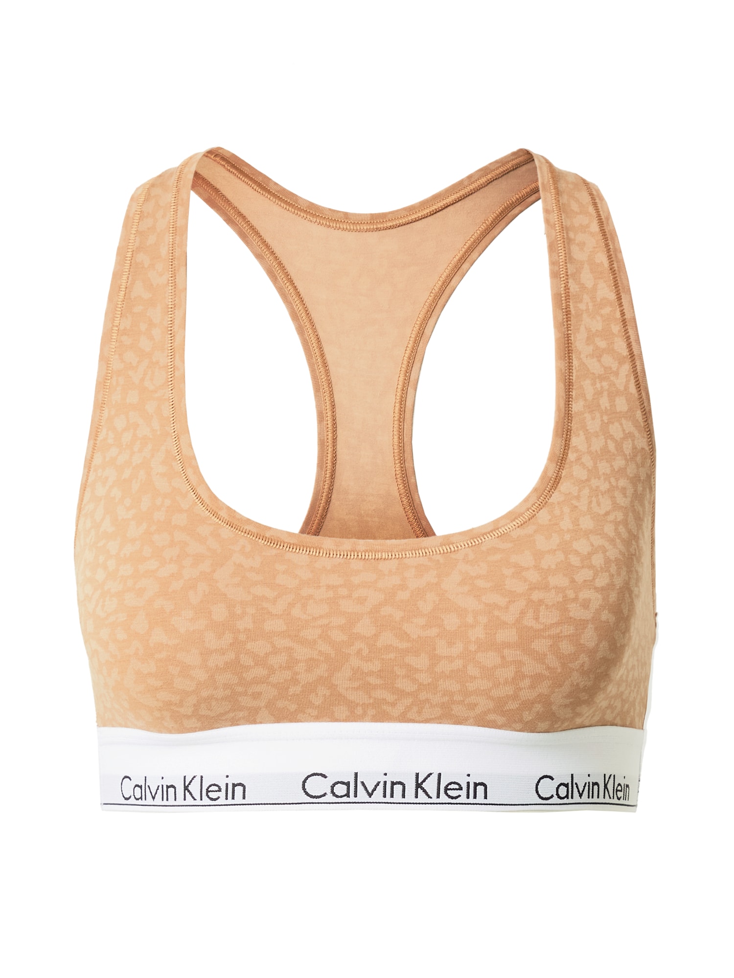 Calvin Klein Nedrček  pesek / kari / črna / bela