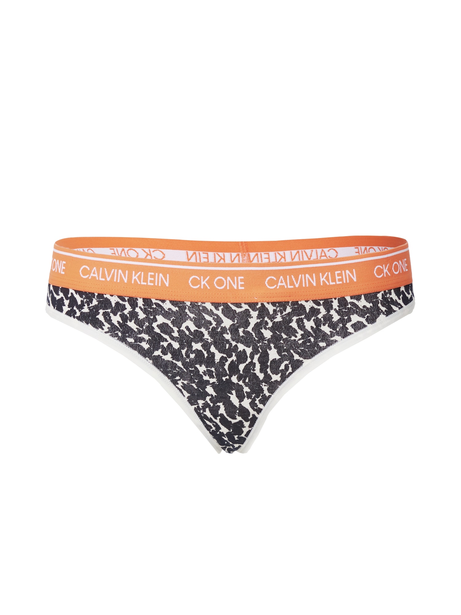 Calvin Klein Tangice  bež / oranžna / črna / bela