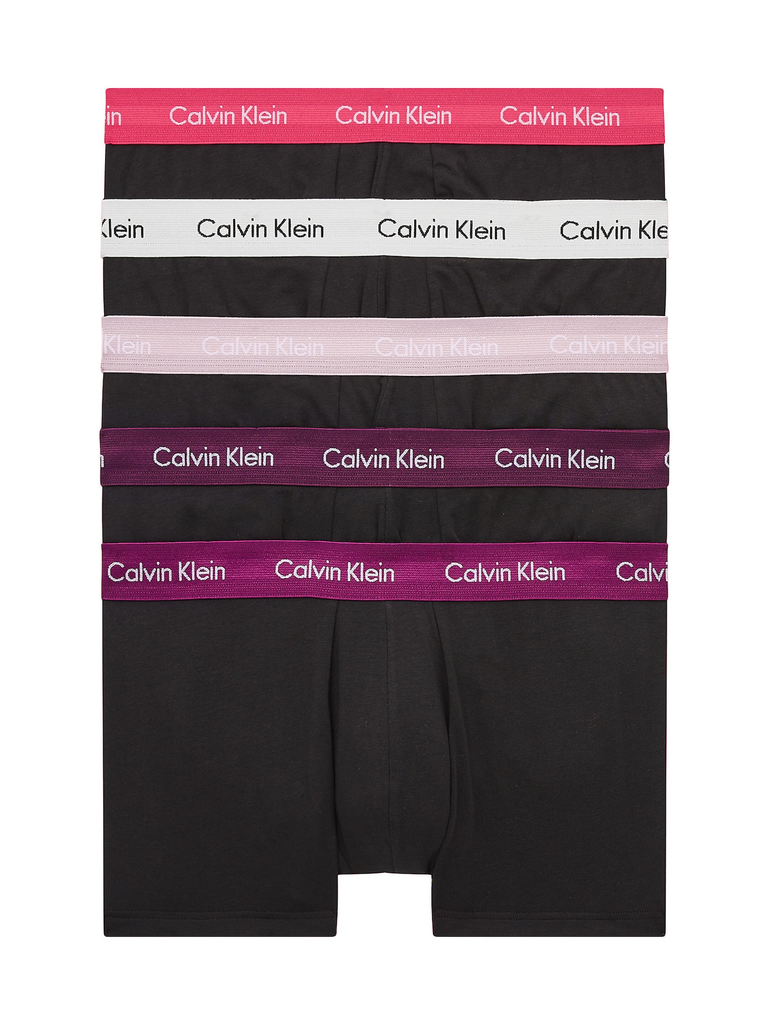 Calvin Klein Underwear Boksarice  jagoda / pastelno roza / črna / bela
