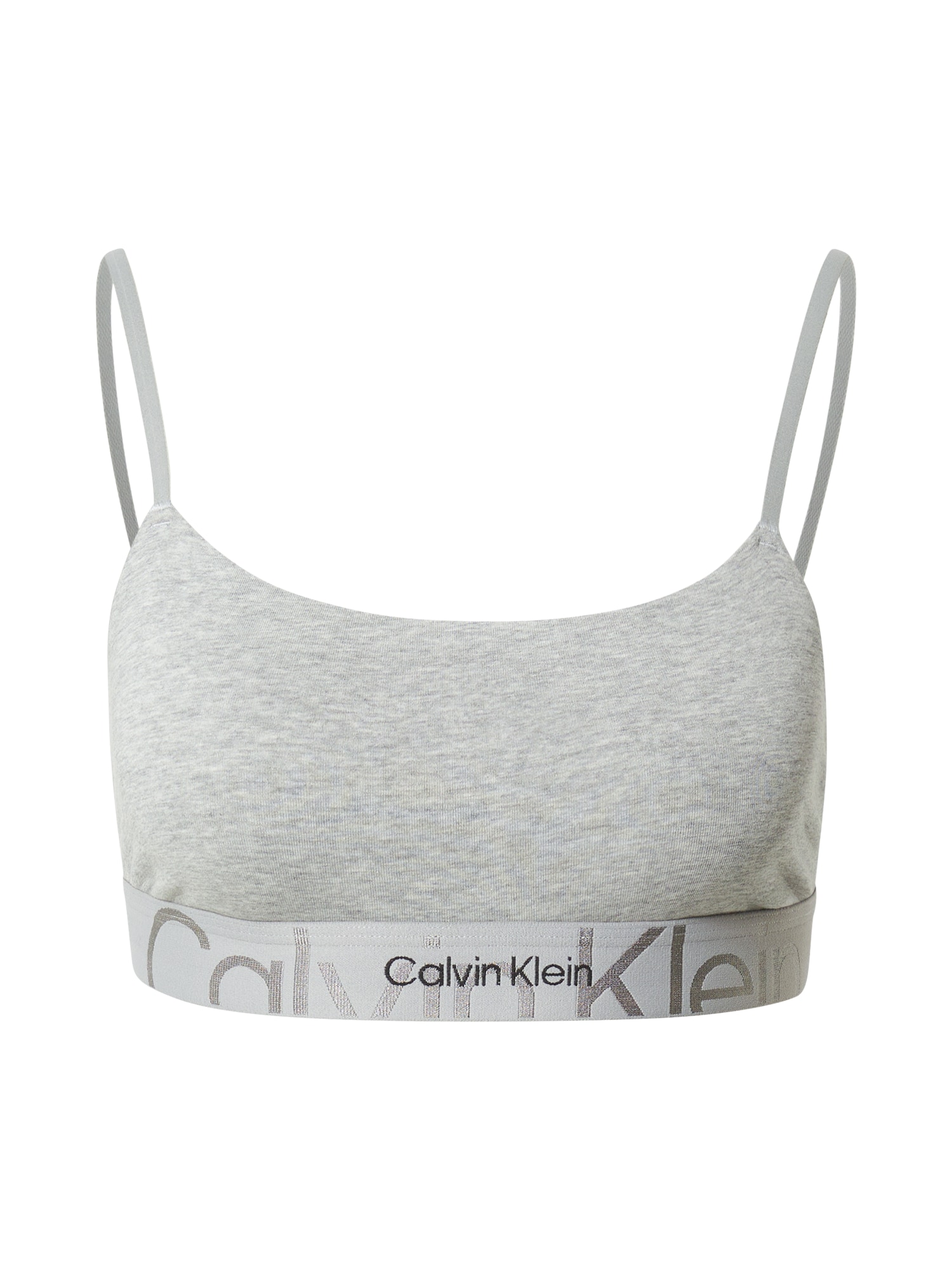 Calvin Klein Underwear Nedrček  pegasto siva / črna