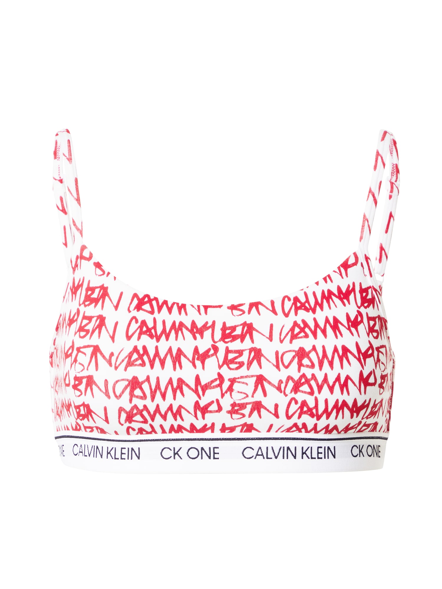Calvin Klein Underwear Nedrček  rdeča / črna / bela