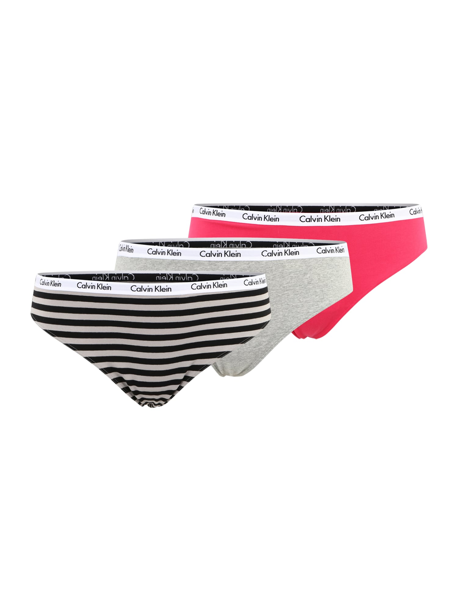 Calvin Klein Underwear Plus Tangice  siva / roza / črna / bela