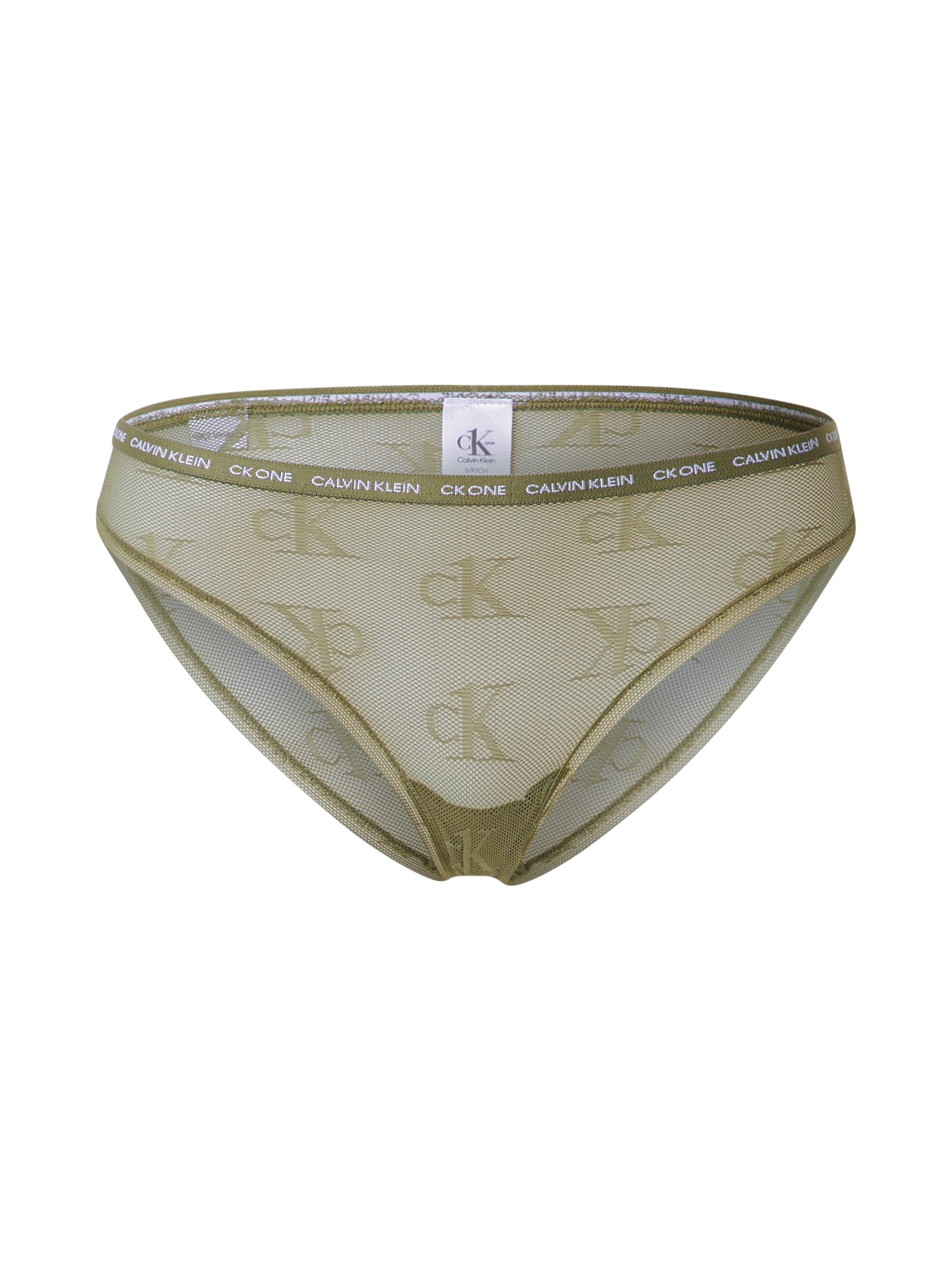 Calvin Klein Underwear Spodnje hlačke  oliva / bela